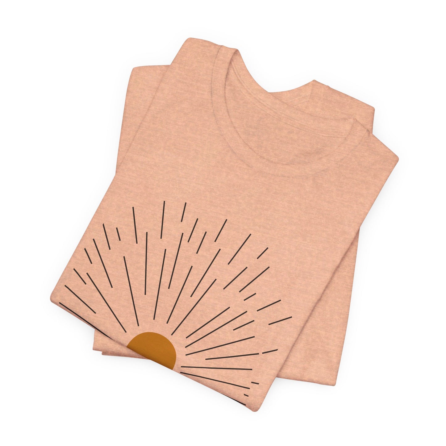 Be the Light: Minimalistic Sun Bella Canvas T-shirt