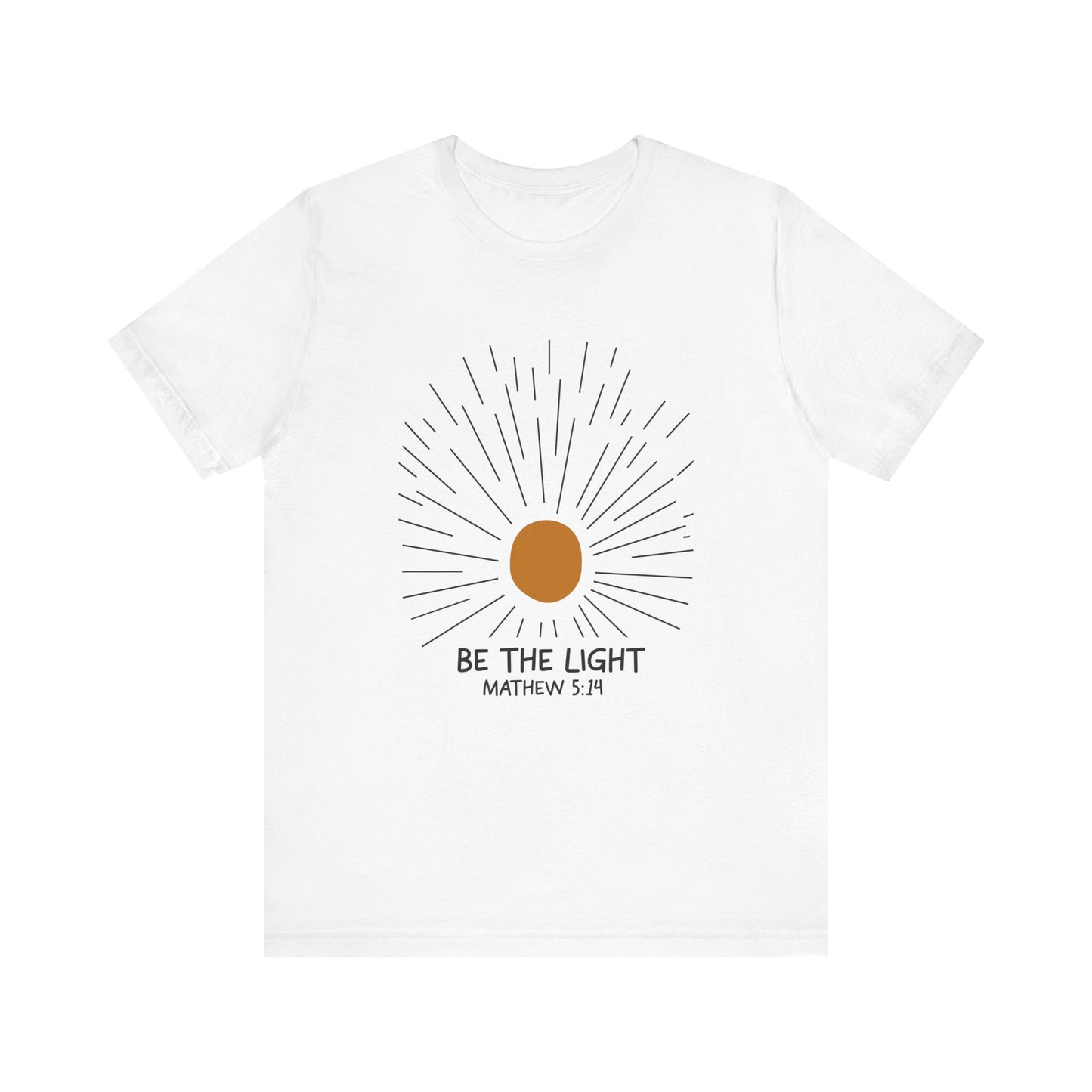 Be the Light: Minimalistic Sun Bella Canvas T-shirt