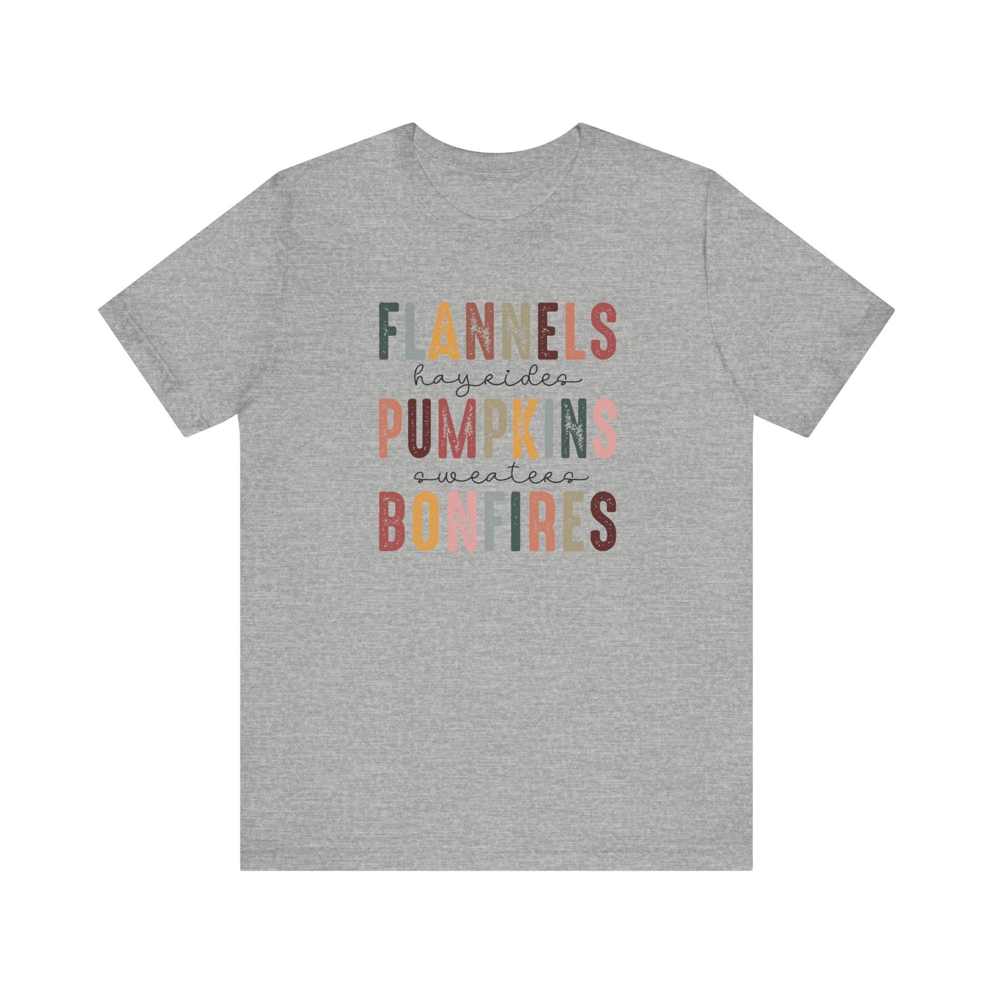 Fall Favorites: Bella Canvas T-shirt with Autumn Typography
