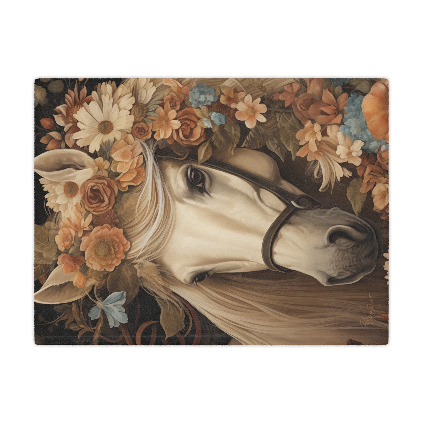 Horse Elegance Minky Blanket