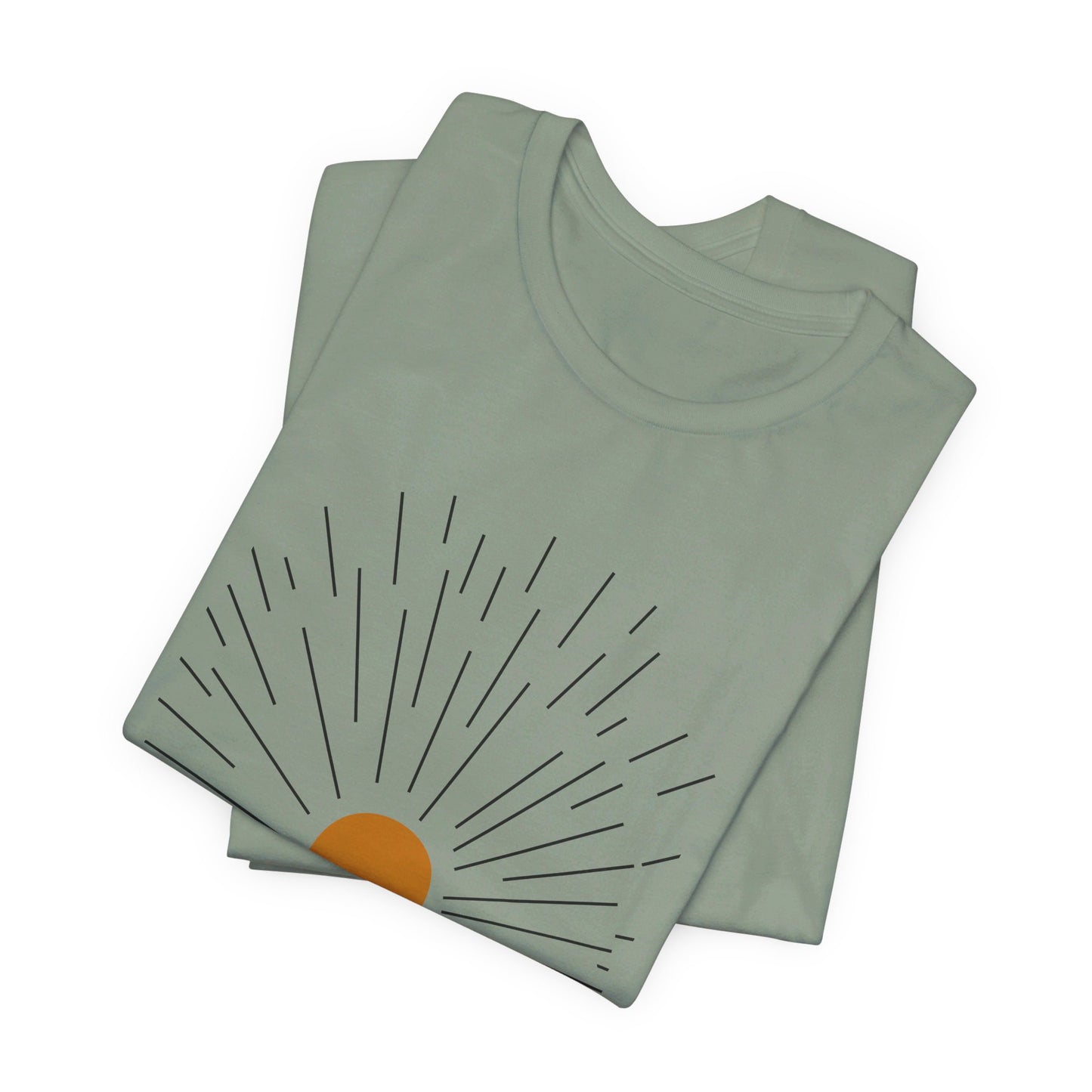 Be the Light: Minimalistic Sun Bella Canvas T-shirt