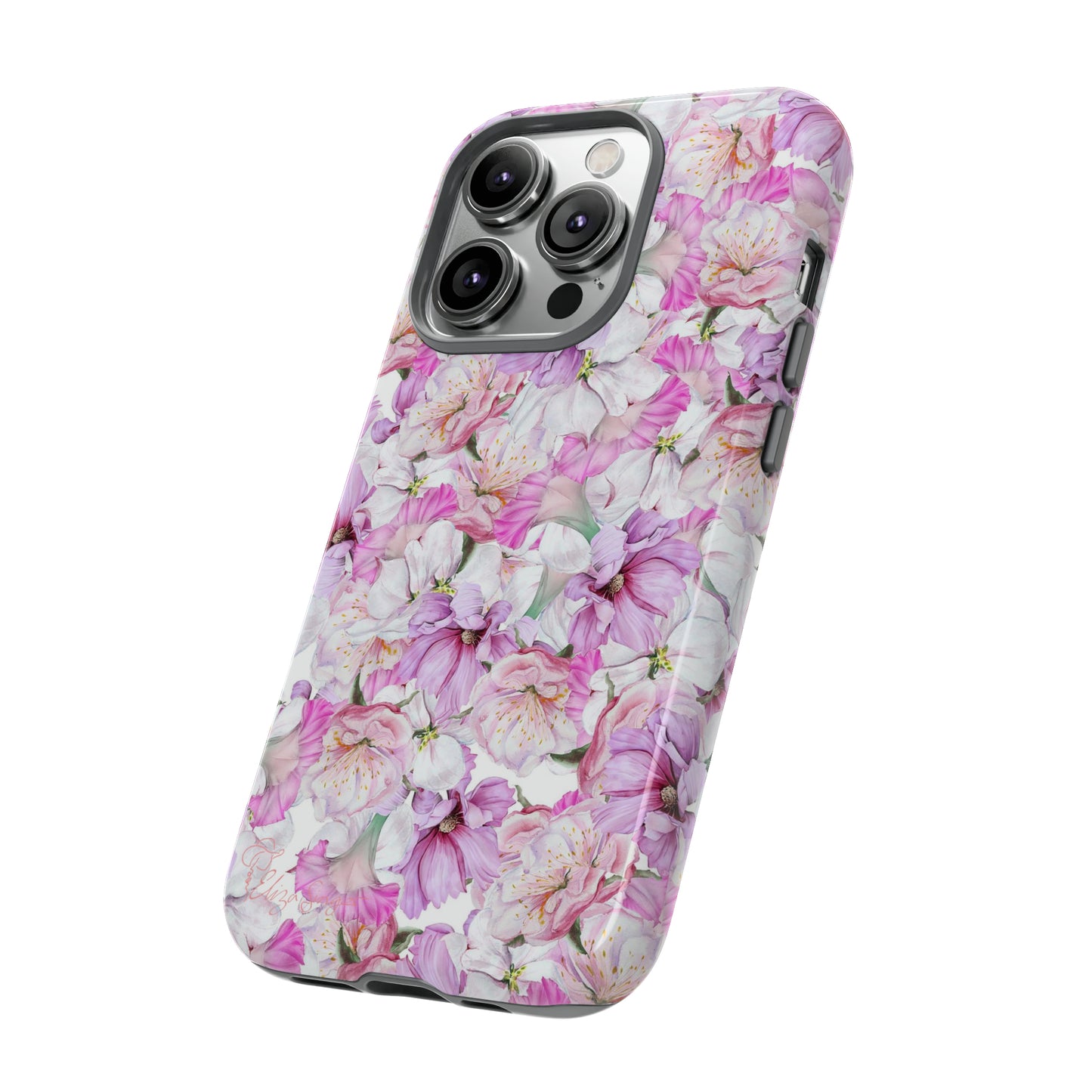 Peony Pink Flowers iPhone Case