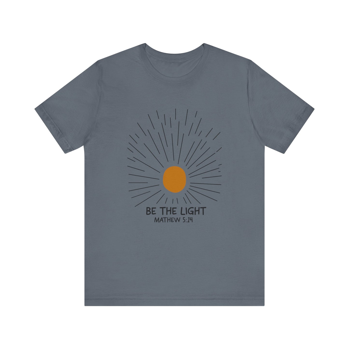 Be the Light: Minimalistic Sun Bella Canvas T-shirt