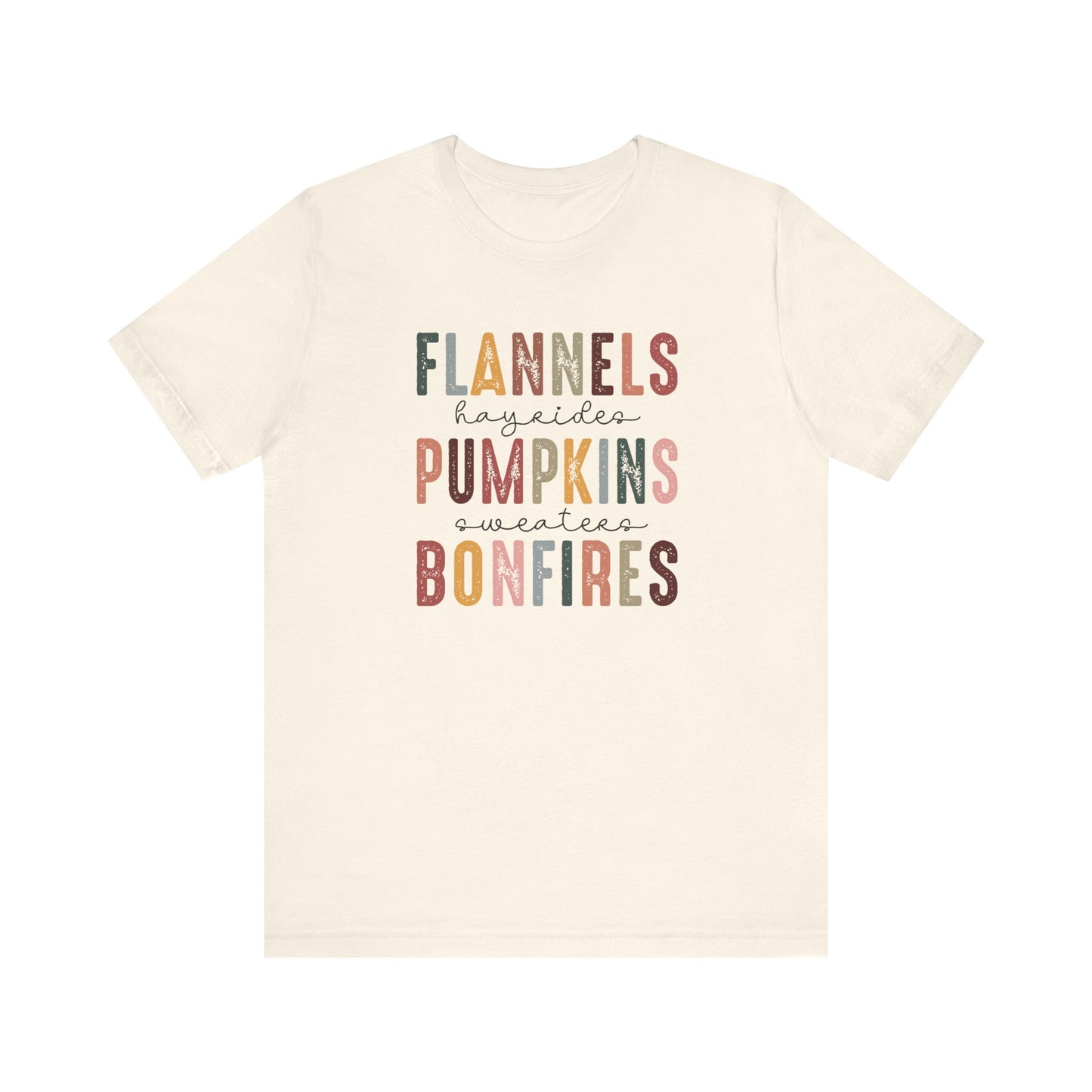 Fall Favorites: Bella Canvas T-shirt with Autumn Typography