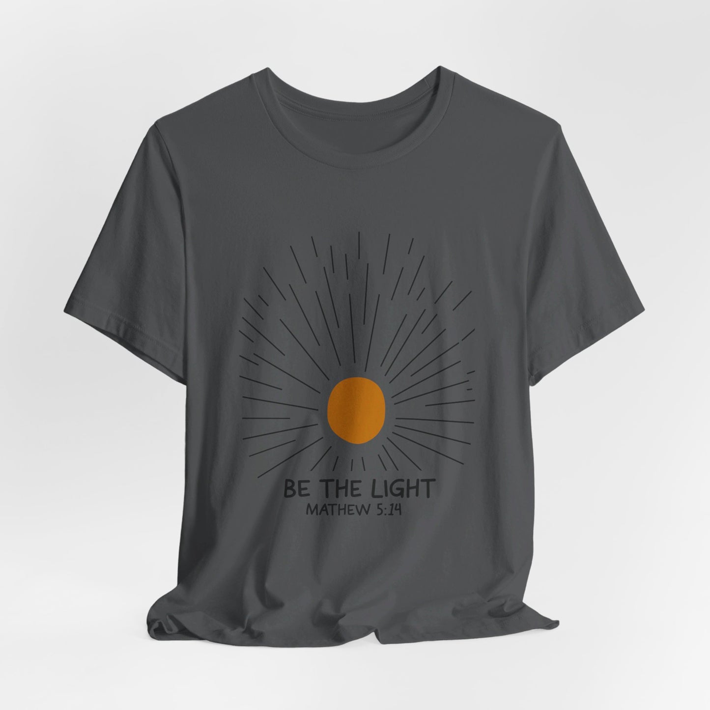 Be the Light: Minimalistic Sun Bella Canvas T-shirt