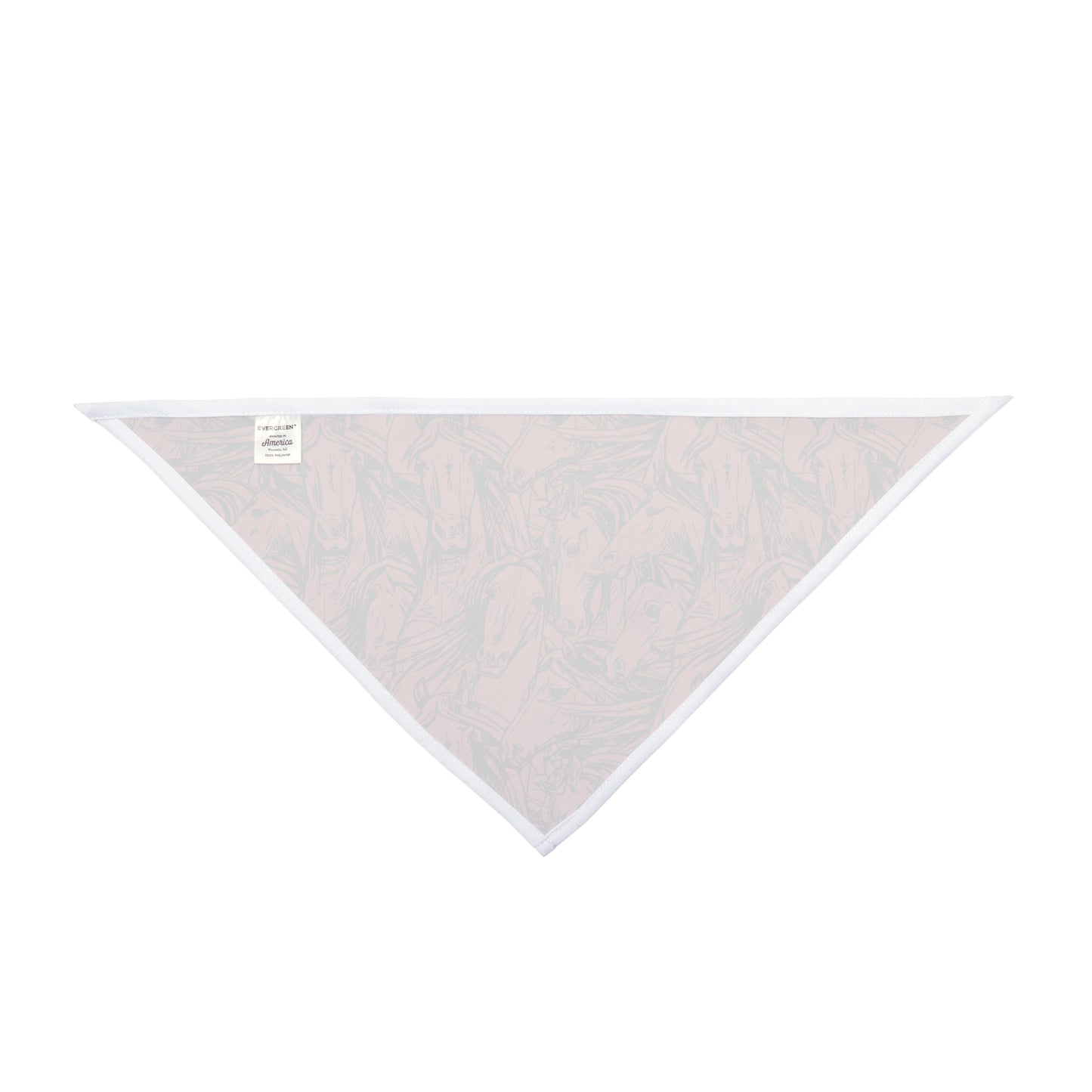 Unleash the elegance of horses with our Equine Elegance Dog Bandana/Wild Rag. The ink sketch of horse heads on a dark coral background adds a touch of sophistication to your pup's look. Crafted from soft-spun polyester, this wild rag ensures comfort and style. Let your dog showcase their love for equine beauty with this exclusive design, available only at Eliza Singer.