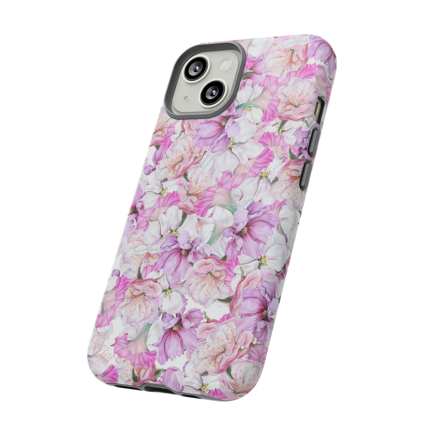 Peony Pink Flowers iPhone Case