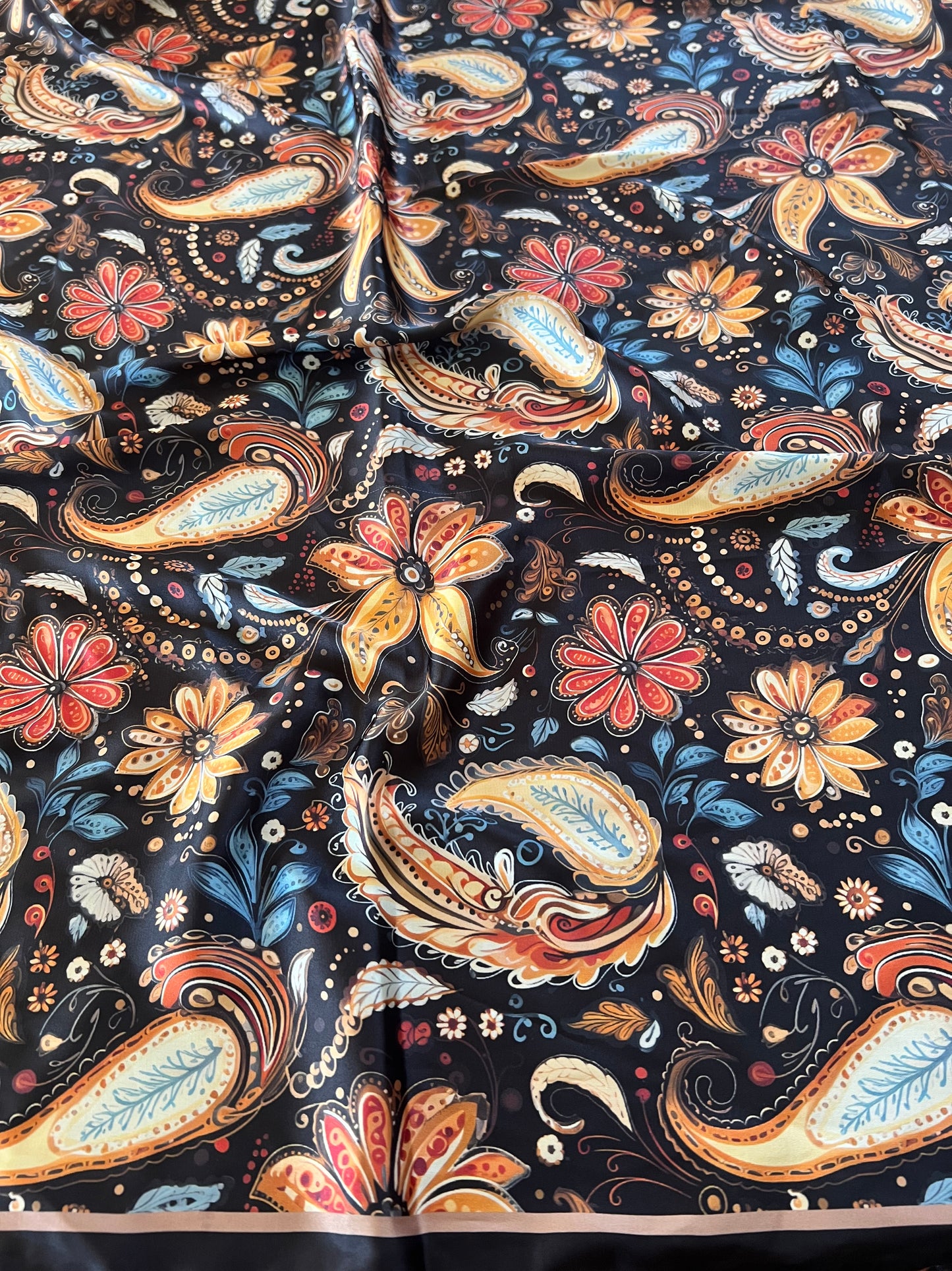 Autumn Whispers Paisley Wild Rag