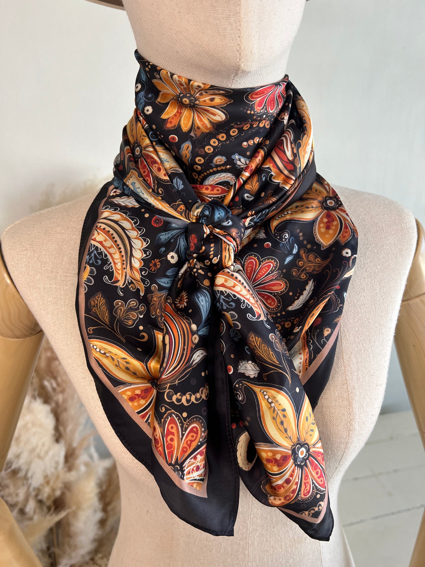 Autumn Whispers Paisley Wild Rag