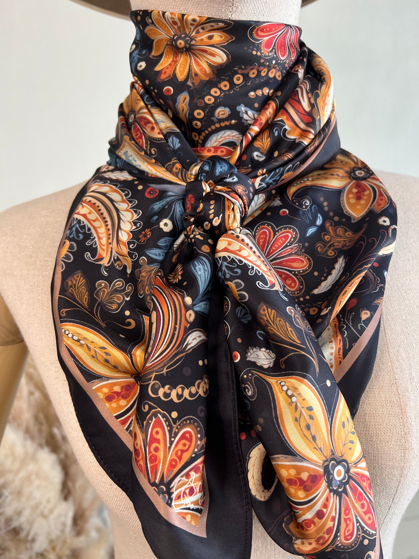 Autumn Whispers Paisley Wild Rag