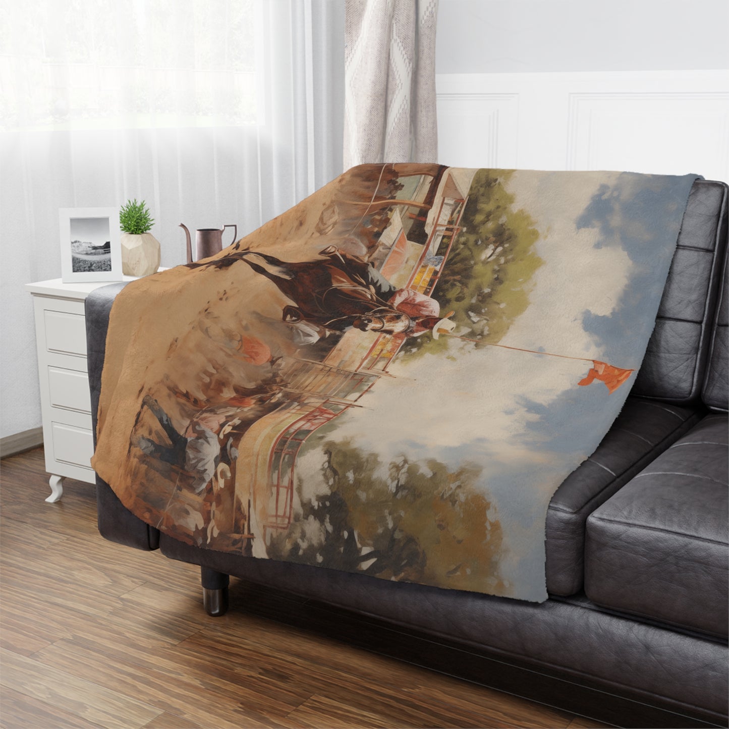 Rodeo Nostalgia Minky Blanket