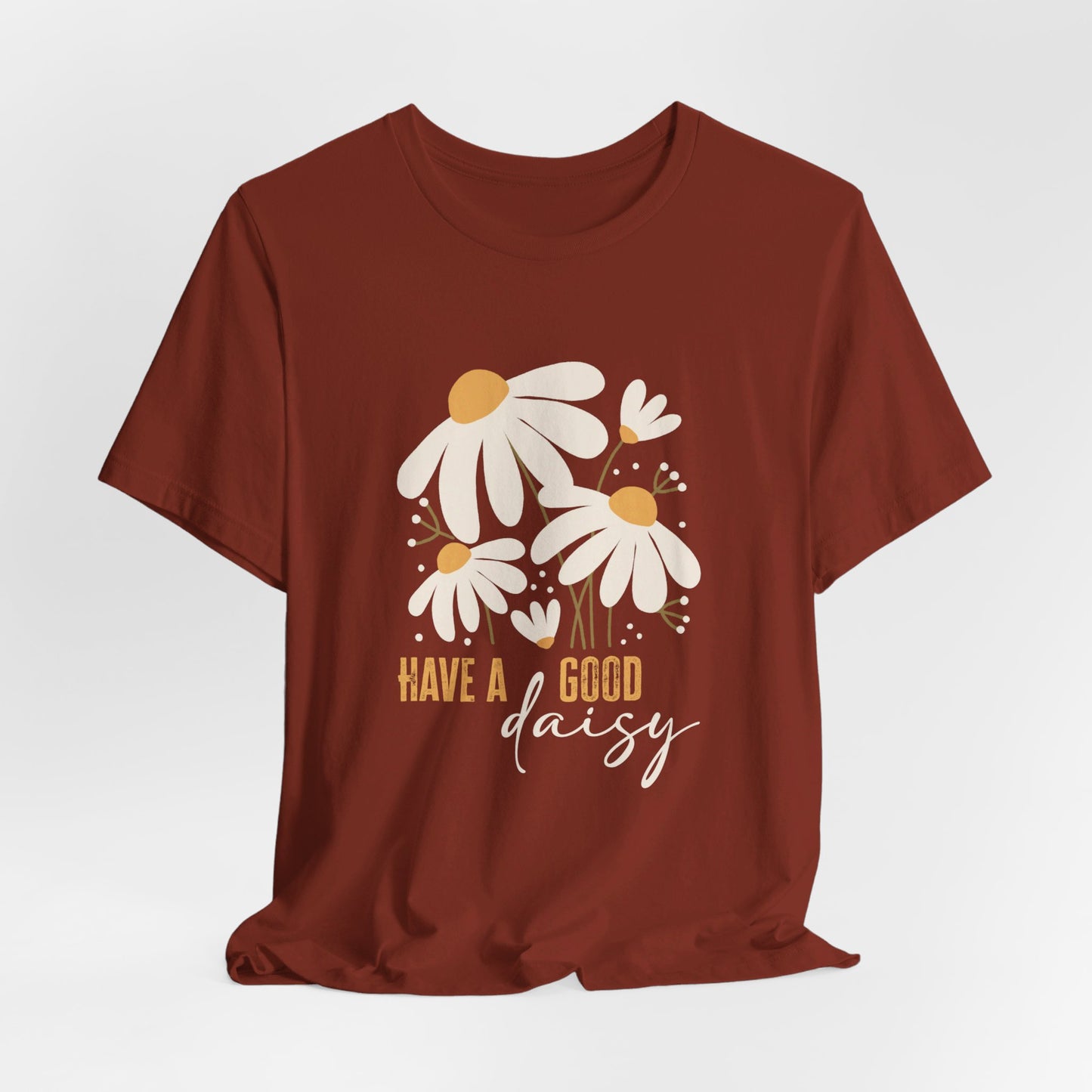 Good Daisy: Bella Canvas T-shirt with Cute Daisies