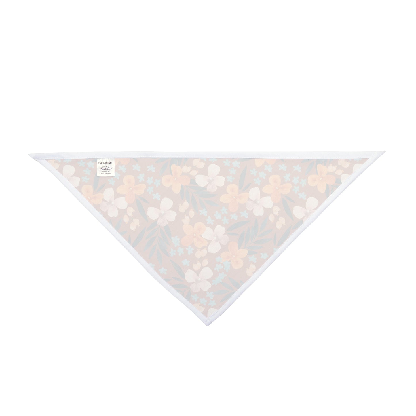 Embrace the beauty of fall with our Autumn Bloom Dog Bandana/Wild Rag. The brown background adorned with painted daisy-style flowers in orange, beige, blue, and green adds a touch of warmth to your pup's ensemble. Crafted from soft-spun polyester, this wild rag ensures comfort and style during every outdoor escapade. Available exclusively at Eliza Singer.