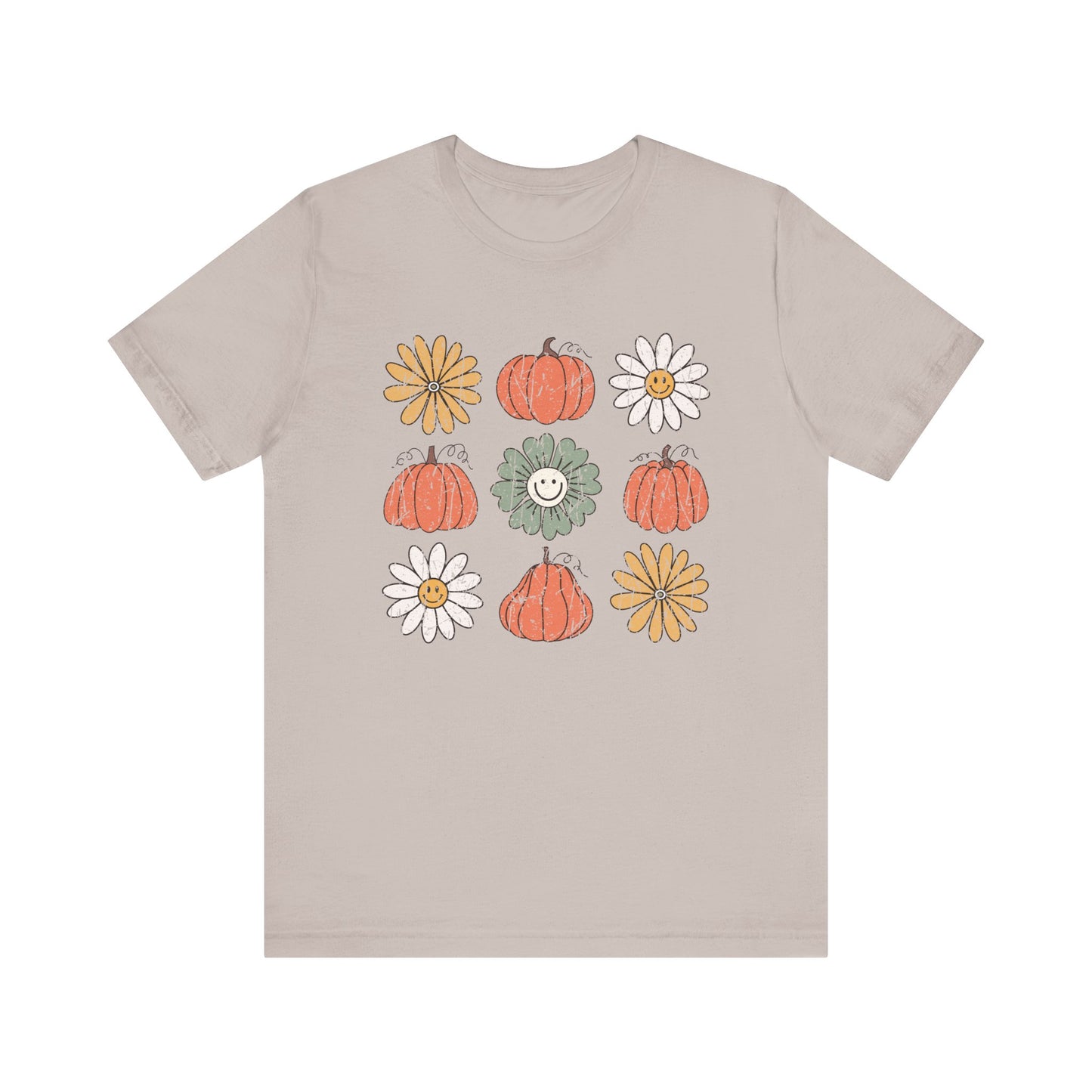 Daisy Pumpkin Patch: Halloween Bella Canvas T-shirt
