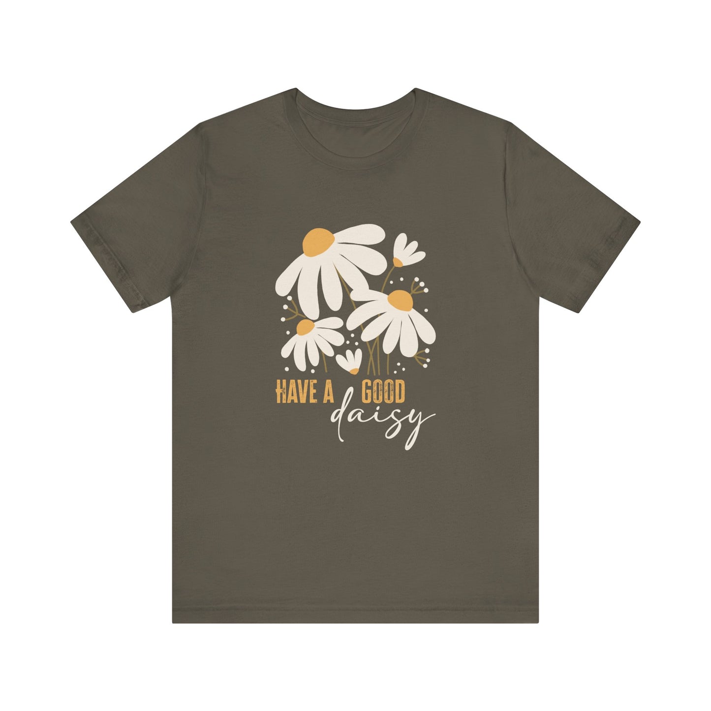 Good Daisy: Bella Canvas T-shirt with Cute Daisies