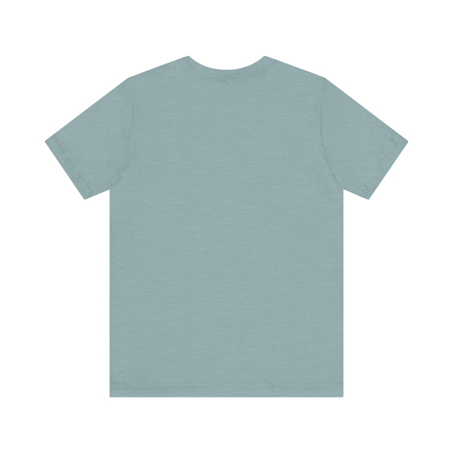 City Rodeo: Bella Canvas T-shirt with Cowboy in Urban Landscape