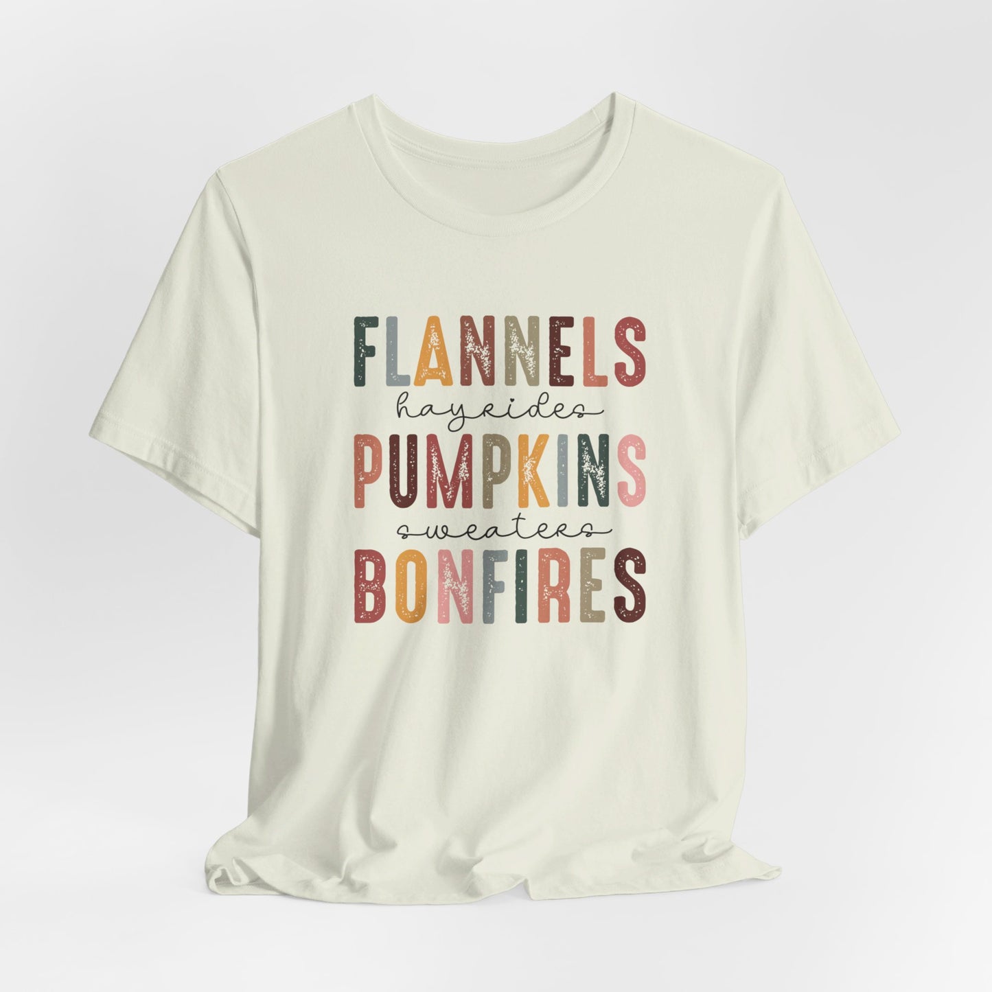 Fall Favorites: Bella Canvas T-shirt with Autumn Typography
