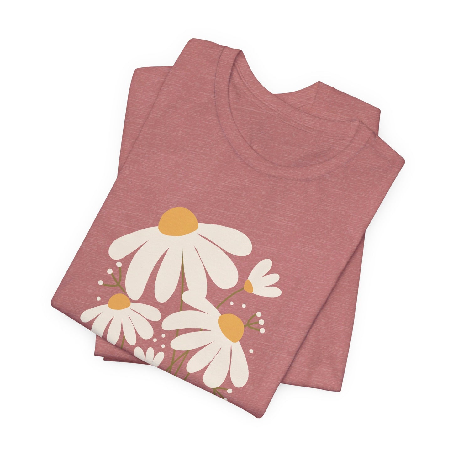 Good Daisy: Bella Canvas T-shirt with Cute Daisies