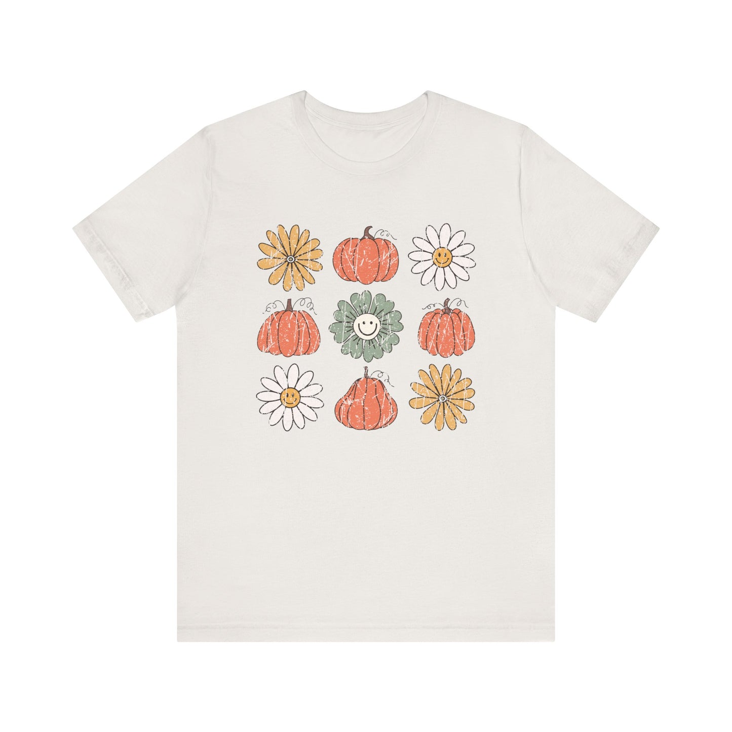 Daisy Pumpkin Patch: Halloween Bella Canvas T-shirt