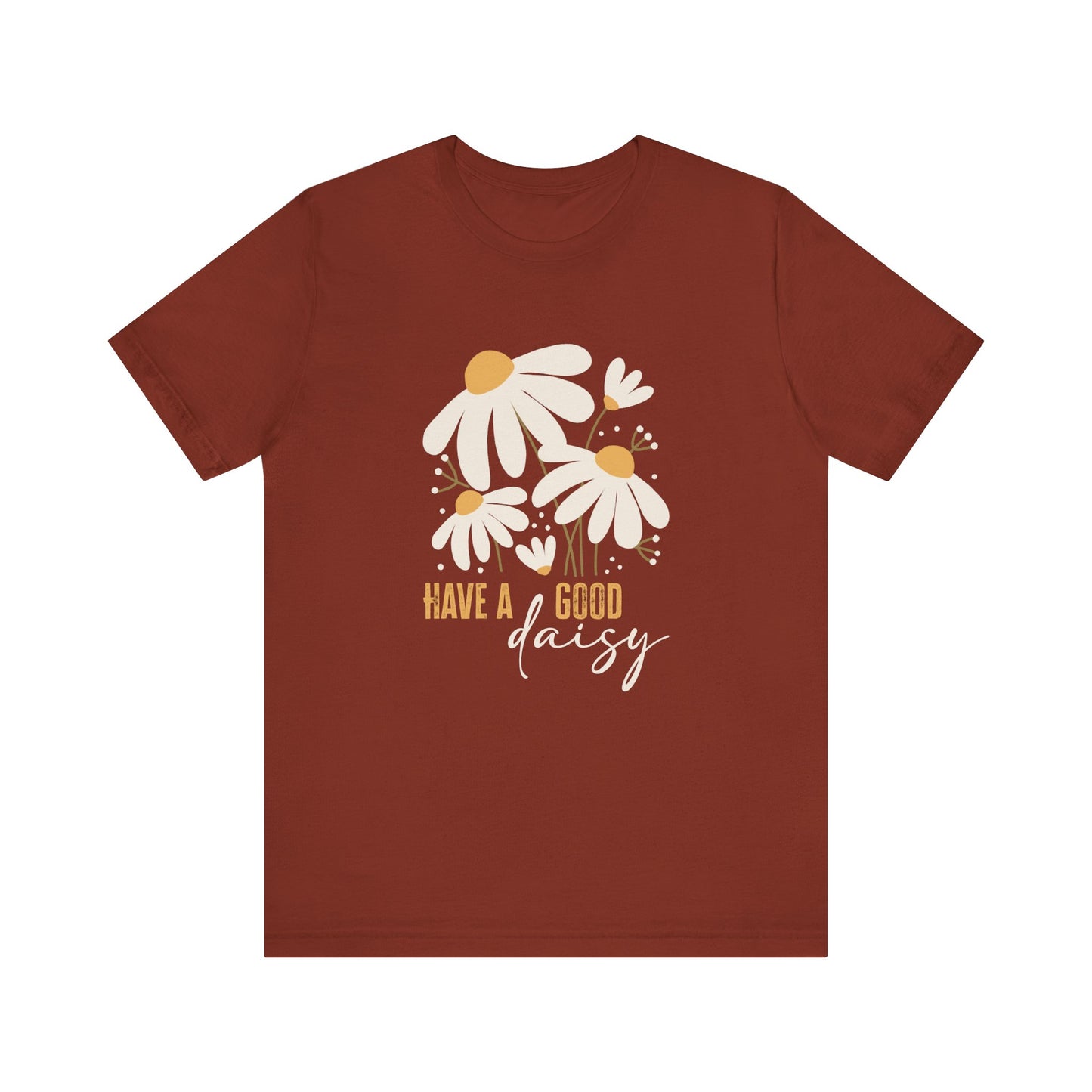 Good Daisy: Bella Canvas T-shirt with Cute Daisies