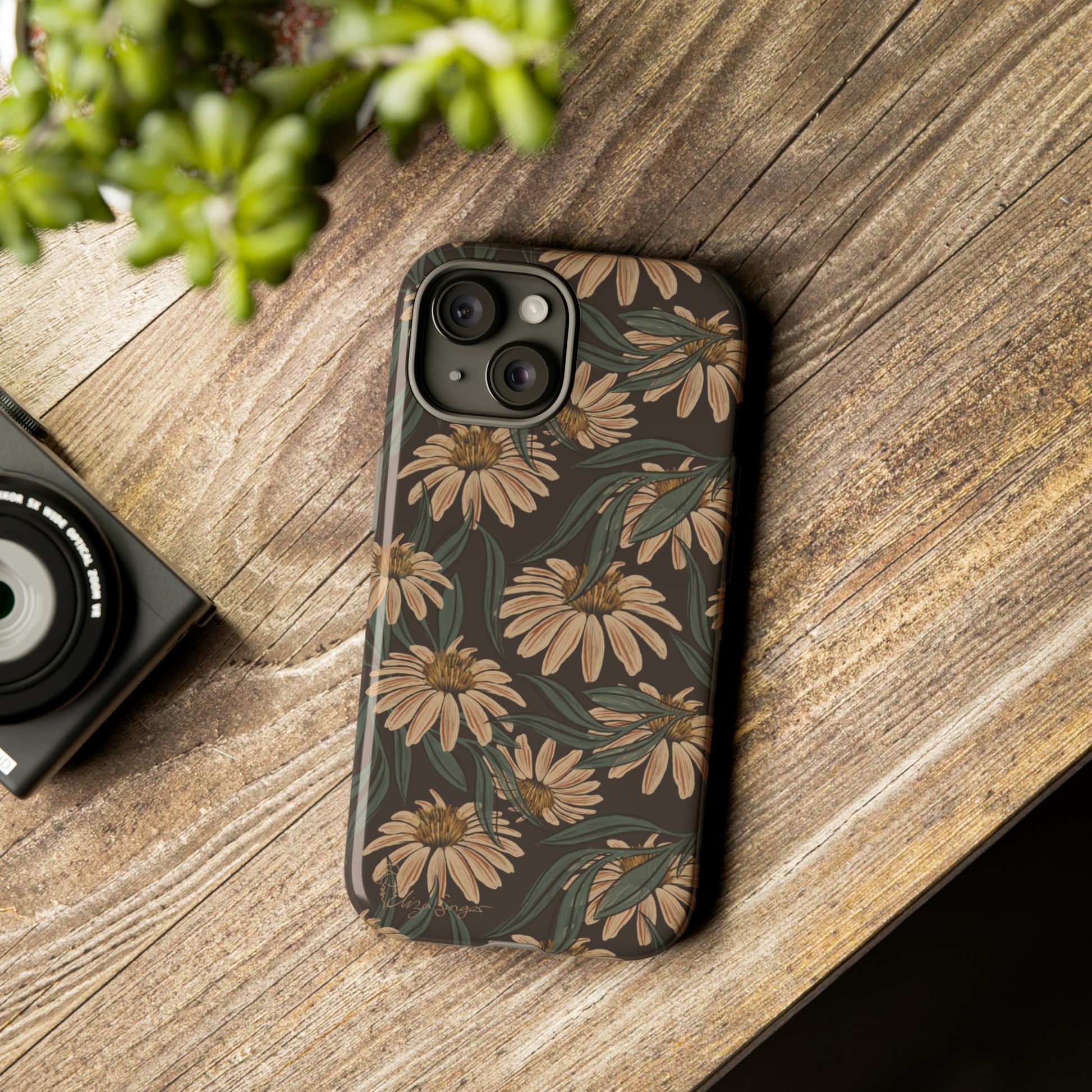 Meadows in Bloom: Boho Meadows Daisy iPhone Tough Protective Cover. A picturesque fusion of Flowers, Boho, and floral daisies in a Western design. Compatible with iPhone 15, 14, 13, XS, XR Pro/Max/Mini/P/Plus. Embrace Nature's Beauty with Style and Durability. #ElizaSinger #PhoneCase #BohoFloral