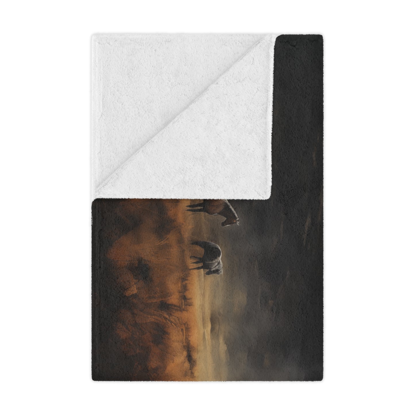 Sunset Grazing Minky Blanket