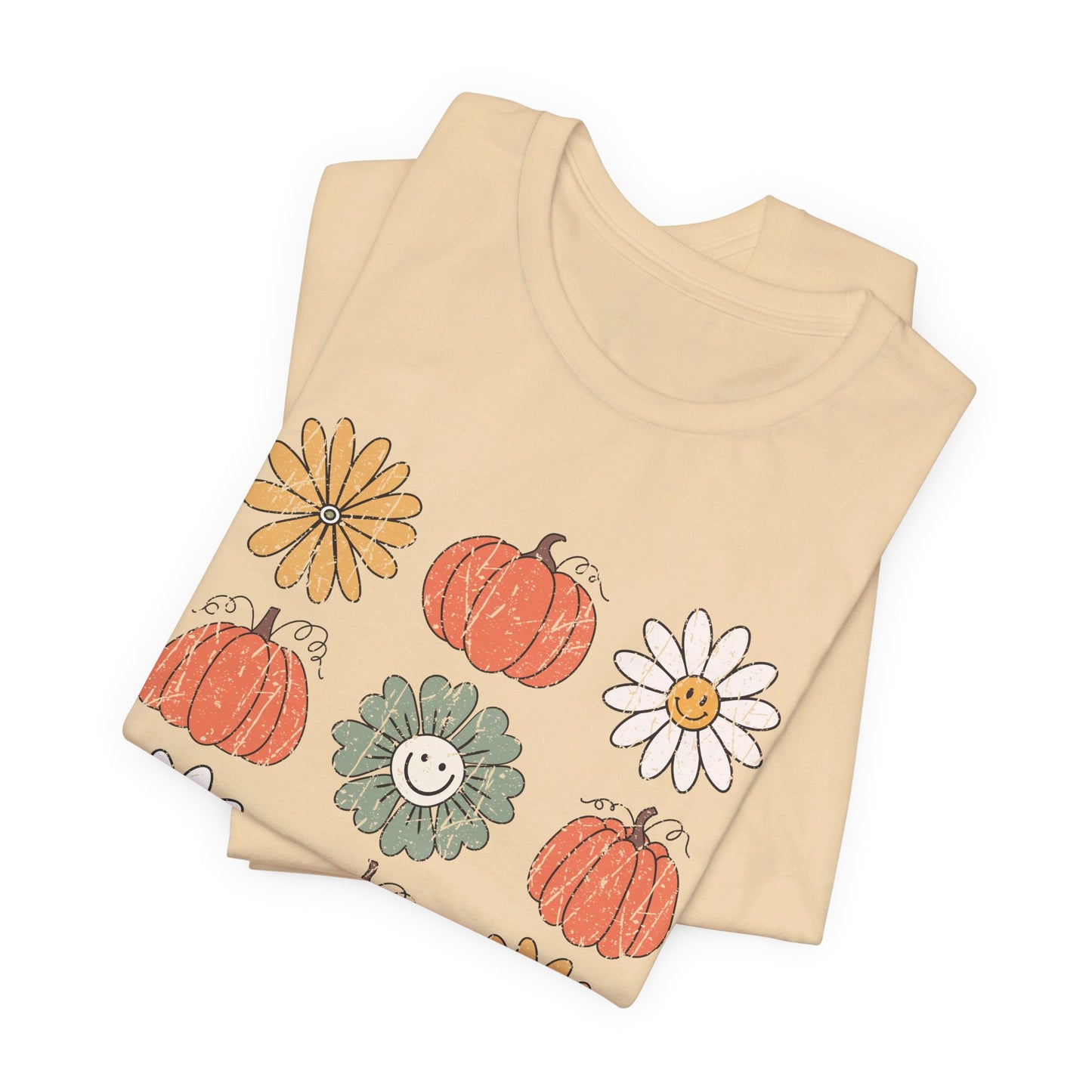 Daisy Pumpkin Patch: Halloween Bella Canvas T-shirt
