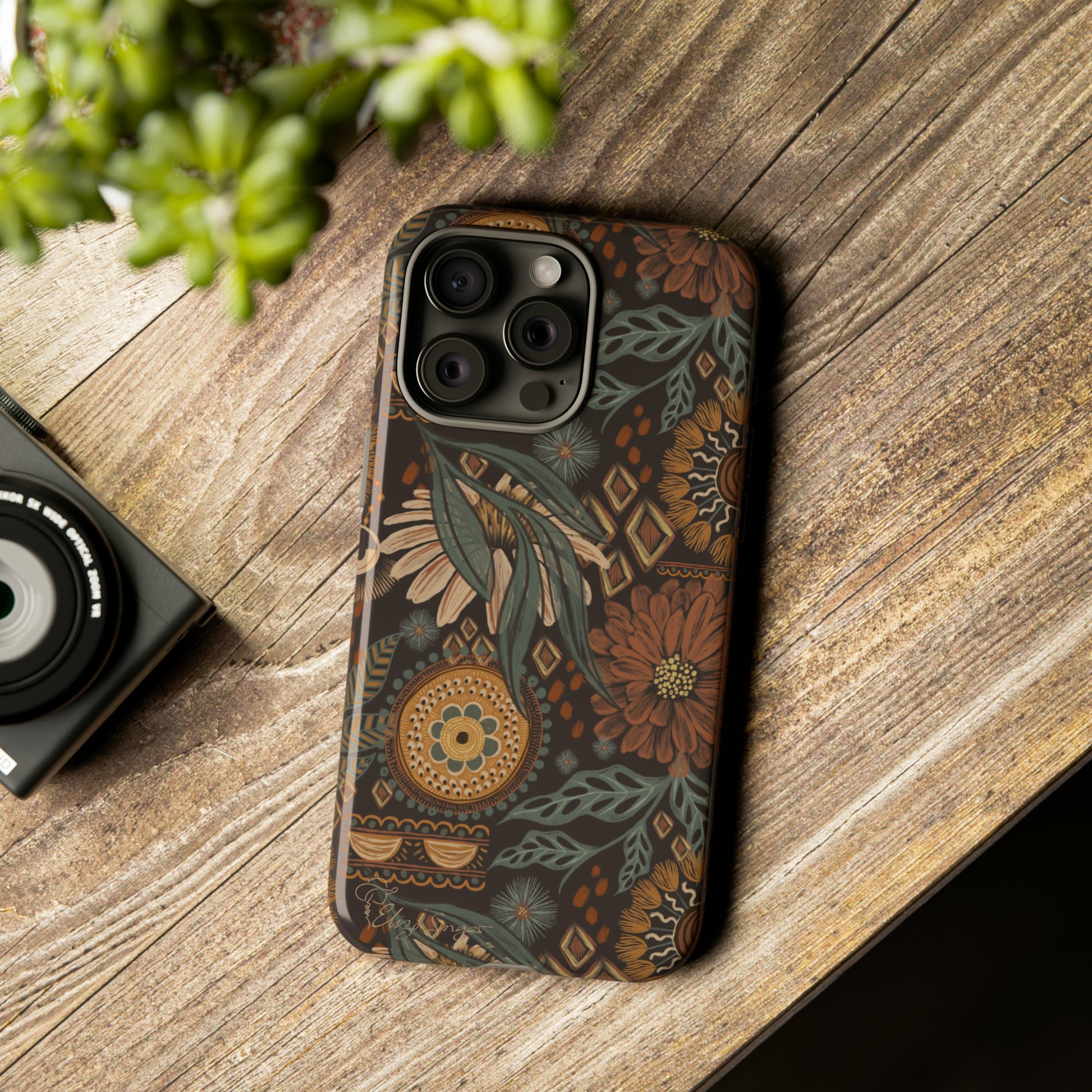 Rustic Boho Bloom: Blissfully Boho Rustic Daisy iPhone Tough Protective Cover. An artful fusion of Flowers, Boho, and floral daisies in a Western design. Compatible with iPhone 15, 14, 13, XS, XR Pro/Max/Mini/P/Plus. Embrace Bohemian Elegance with Durability and Style. #ElizaSinger #PhoneCase #BohoFloral