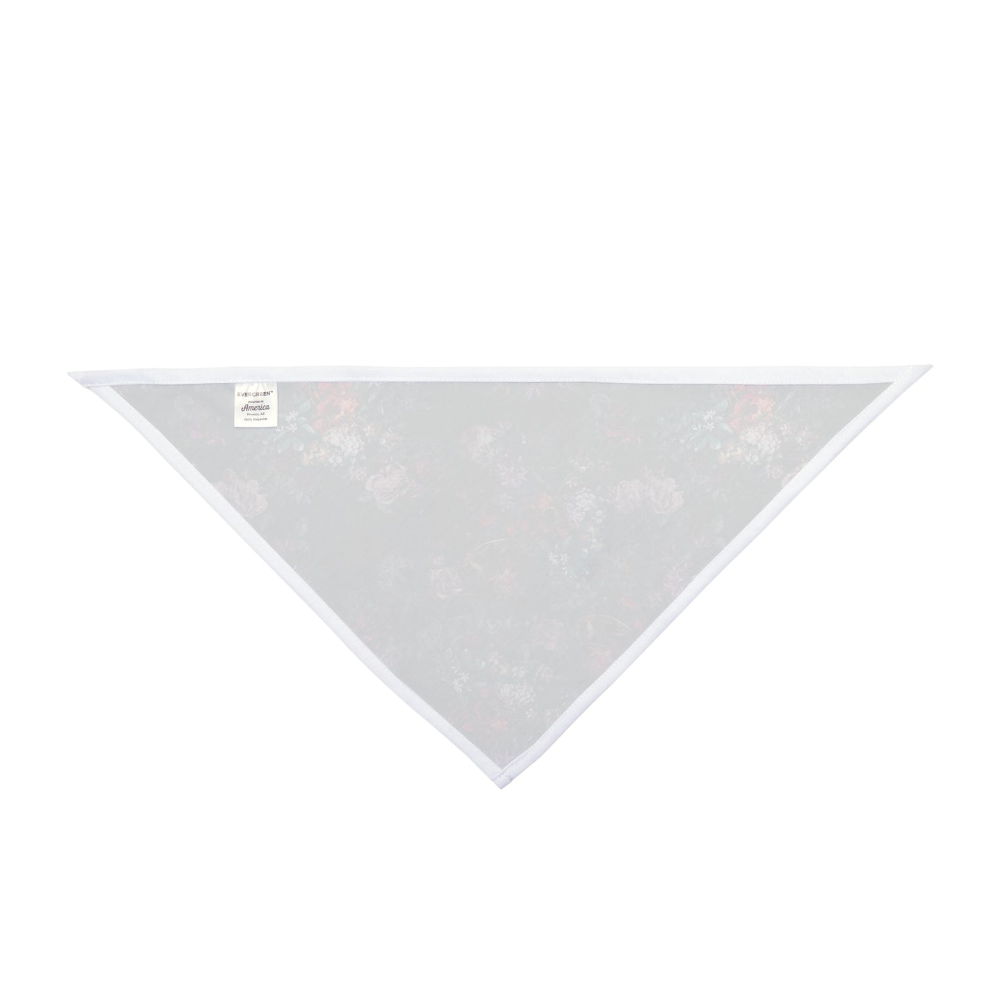Take your pup on a journey through a Moody English Garden with our Dog Bandana/Wild Rag. Muted English garden style flowers in rich colors on a dark background create an elegant and sophisticated look. Crafted from soft-spun polyester, this wild rag ensures comfort and style. Also available for humans, exclusively at Eliza Singer. 