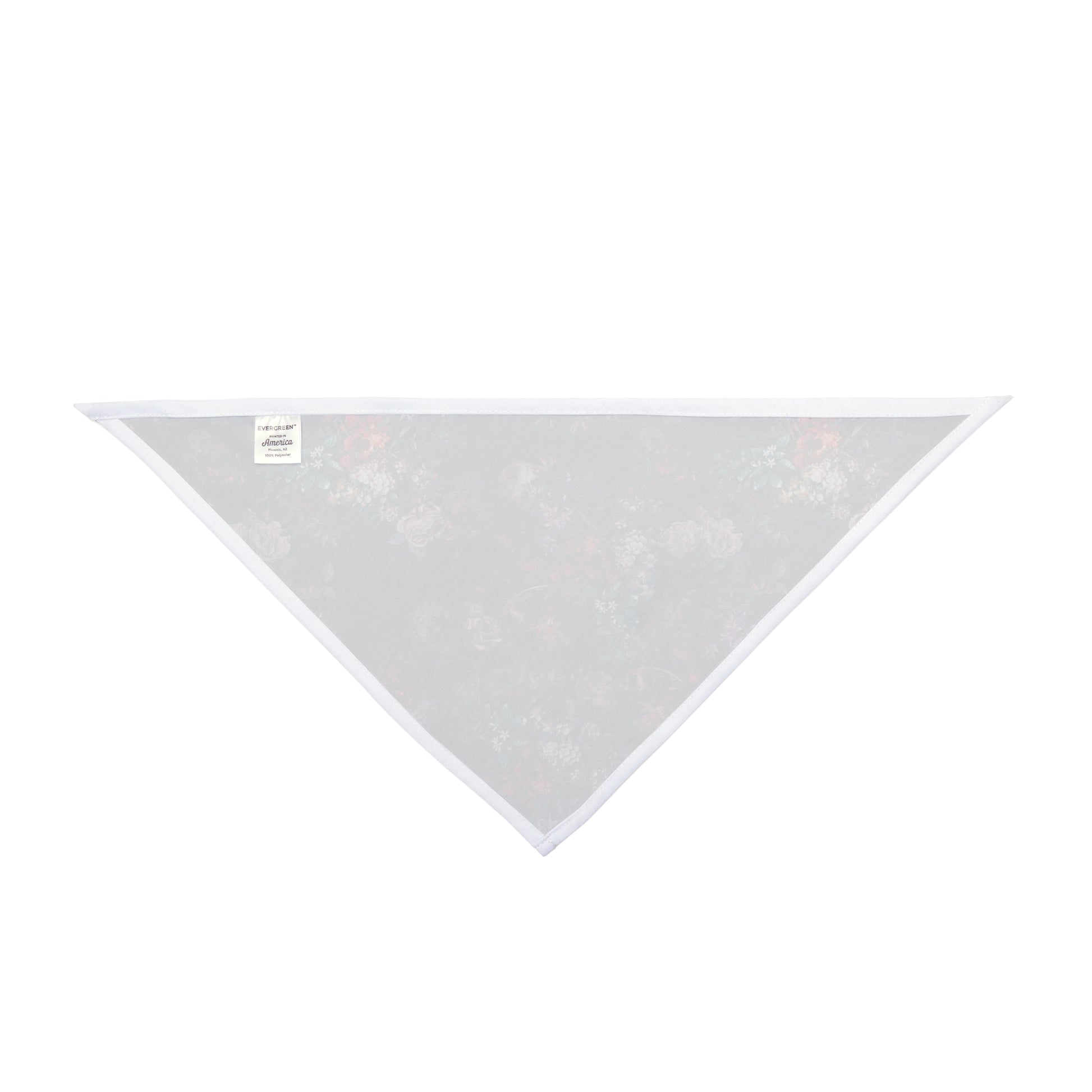 Take your pup on a journey through a Moody English Garden with our Dog Bandana/Wild Rag. Muted English garden style flowers in rich colors on a dark background create an elegant and sophisticated look. Crafted from soft-spun polyester, this wild rag ensures comfort and style. Also available for humans, exclusively at Eliza Singer. 