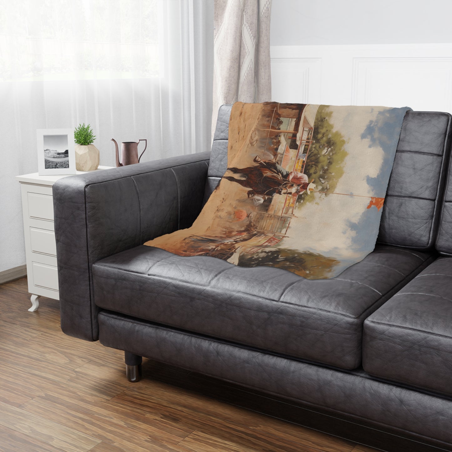 Rodeo Nostalgia Minky Blanket