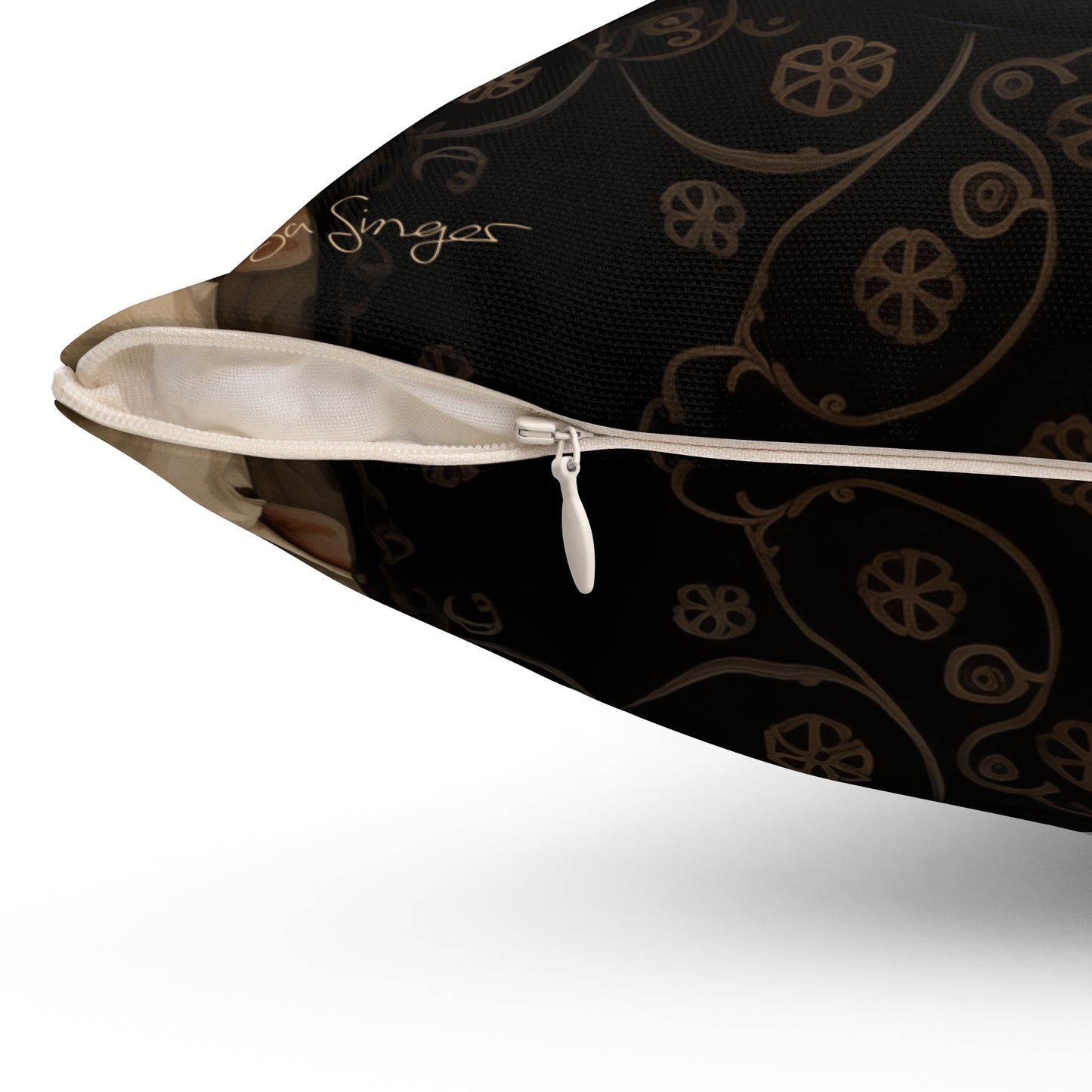 Inspiring Iris Indoor pillow