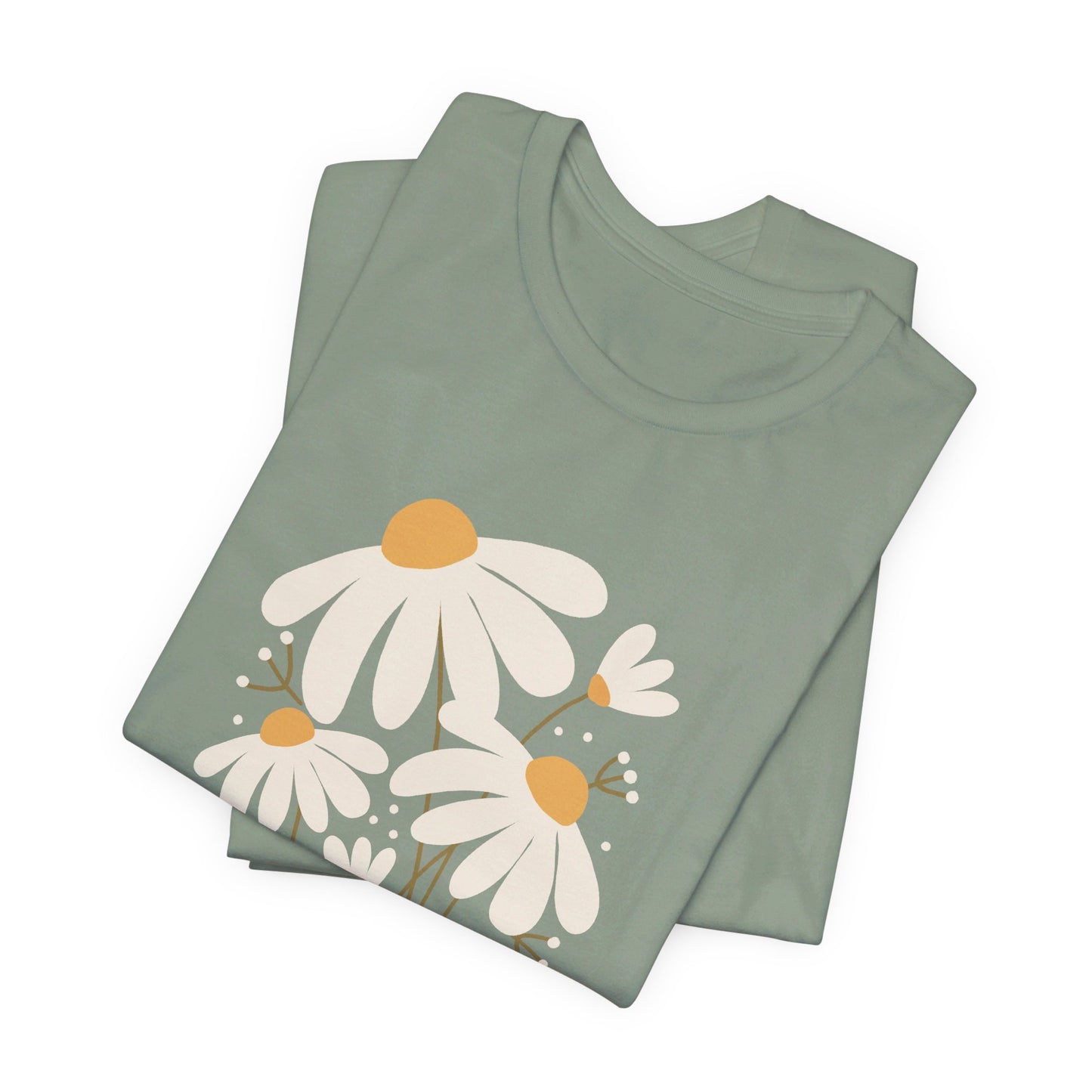 Good Daisy: Bella Canvas T-shirt with Cute Daisies