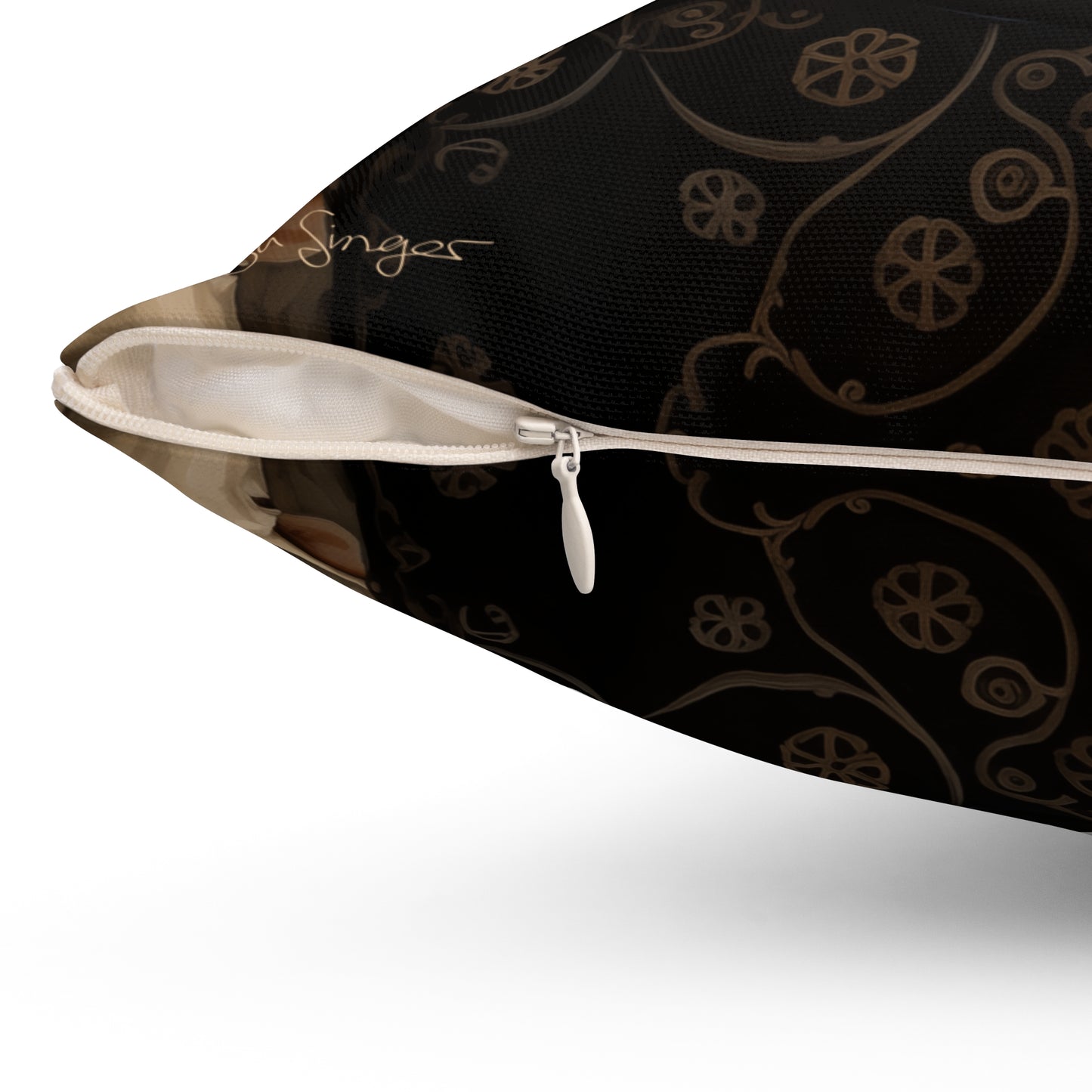 Inspiring Iris Indoor pillow