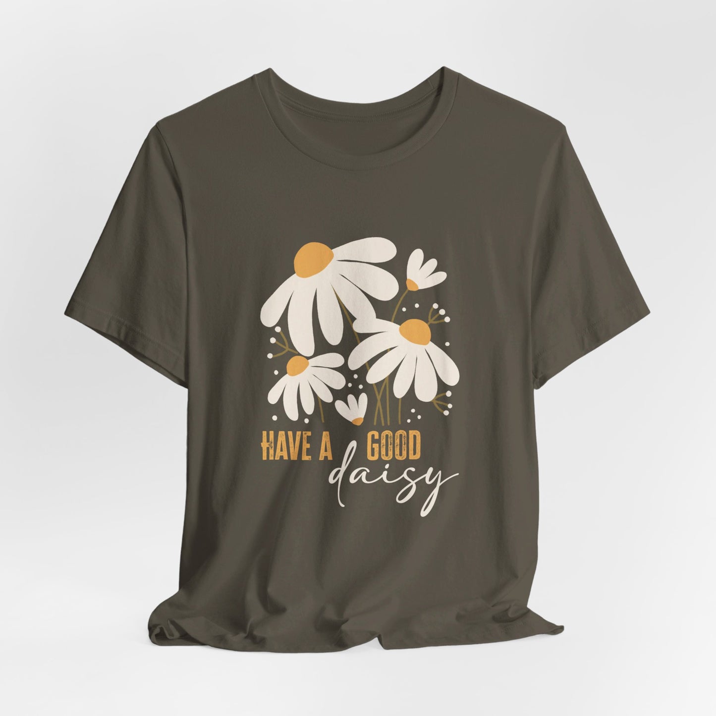 Good Daisy: Bella Canvas T-shirt with Cute Daisies