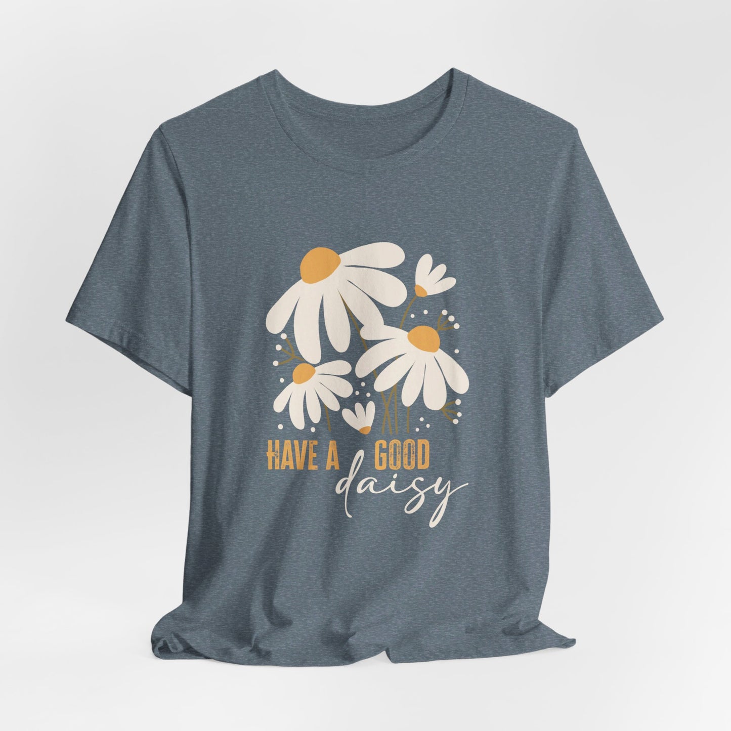 Good Daisy: Bella Canvas T-shirt with Cute Daisies
