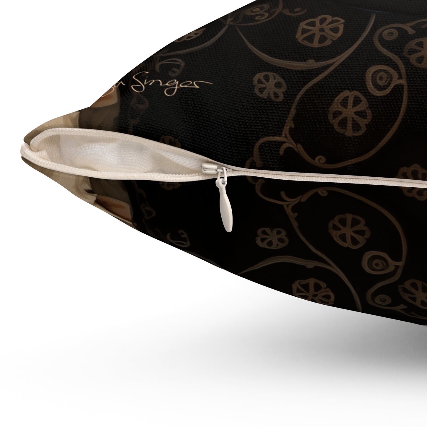 Inspiring Iris Indoor pillow