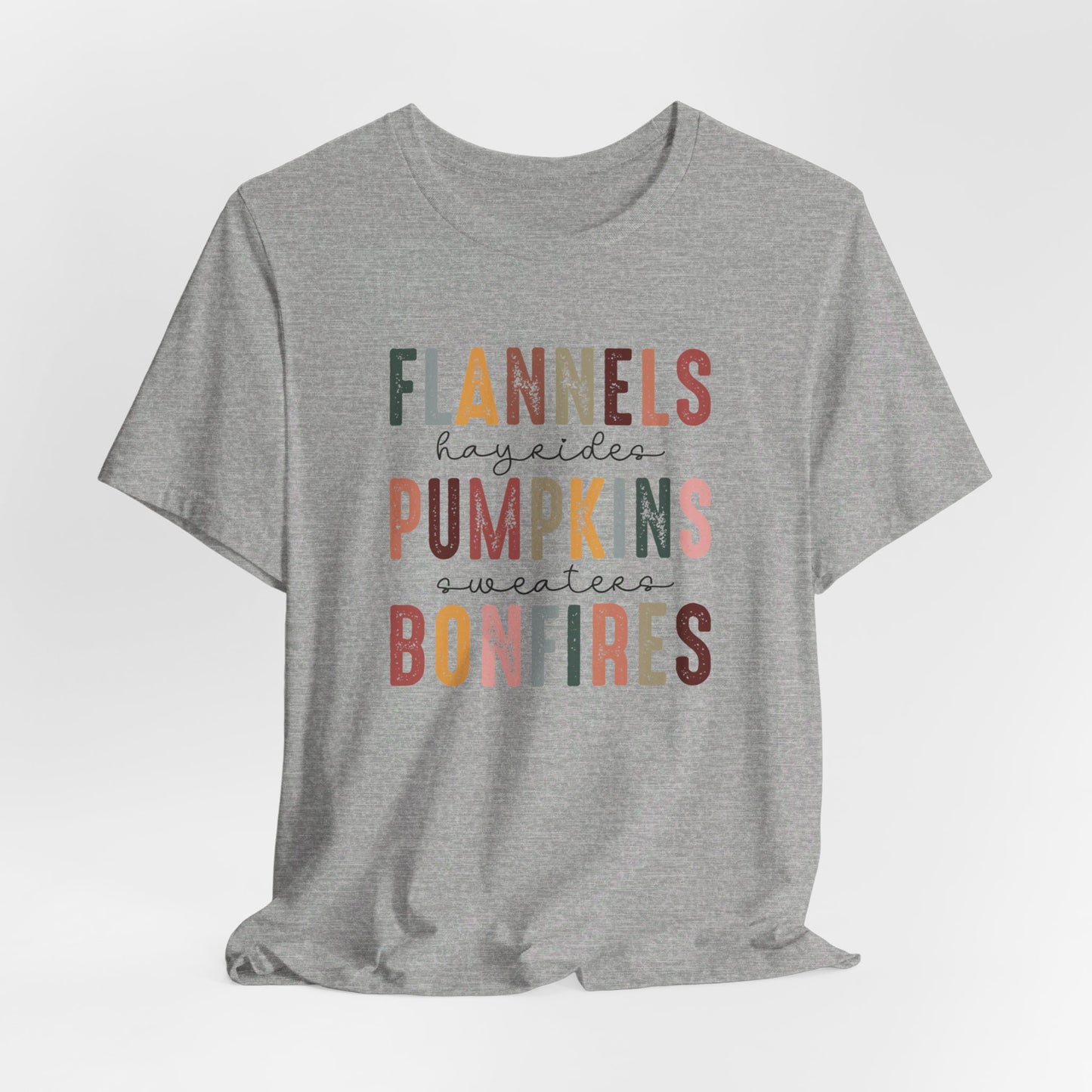 Fall Favorites: Bella Canvas T-shirt with Autumn Typography