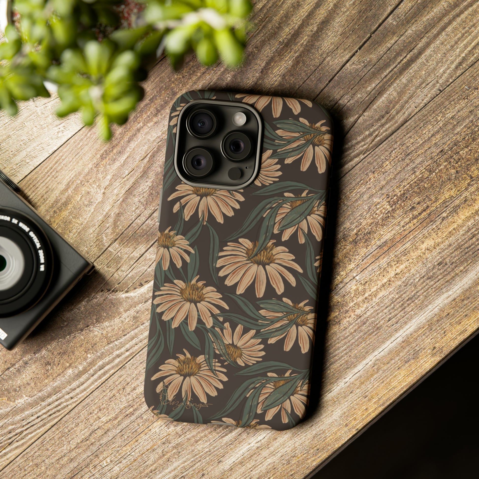 Meadows in Bloom: Boho Meadows Daisy iPhone Tough Protective Cover. A picturesque fusion of Flowers, Boho, and floral daisies in a Western design. Compatible with iPhone 15, 14, 13, XS, XR Pro/Max/Mini/P/Plus. Embrace Nature's Beauty with Style and Durability. #ElizaSinger #PhoneCase #BohoFloral