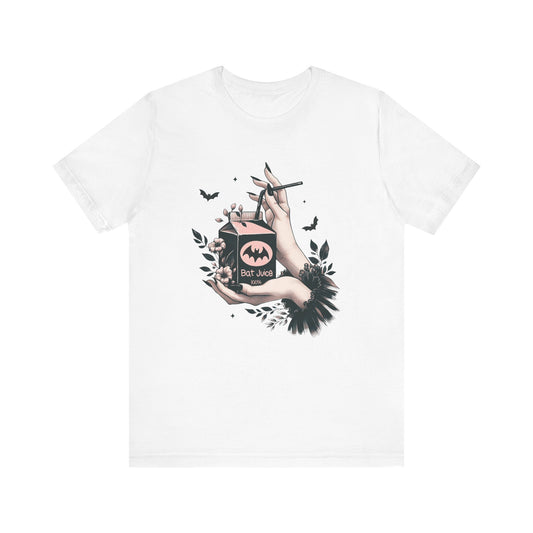 Bat Juice: Halloween Bella Canvas T-shirt with Hand and Tulle