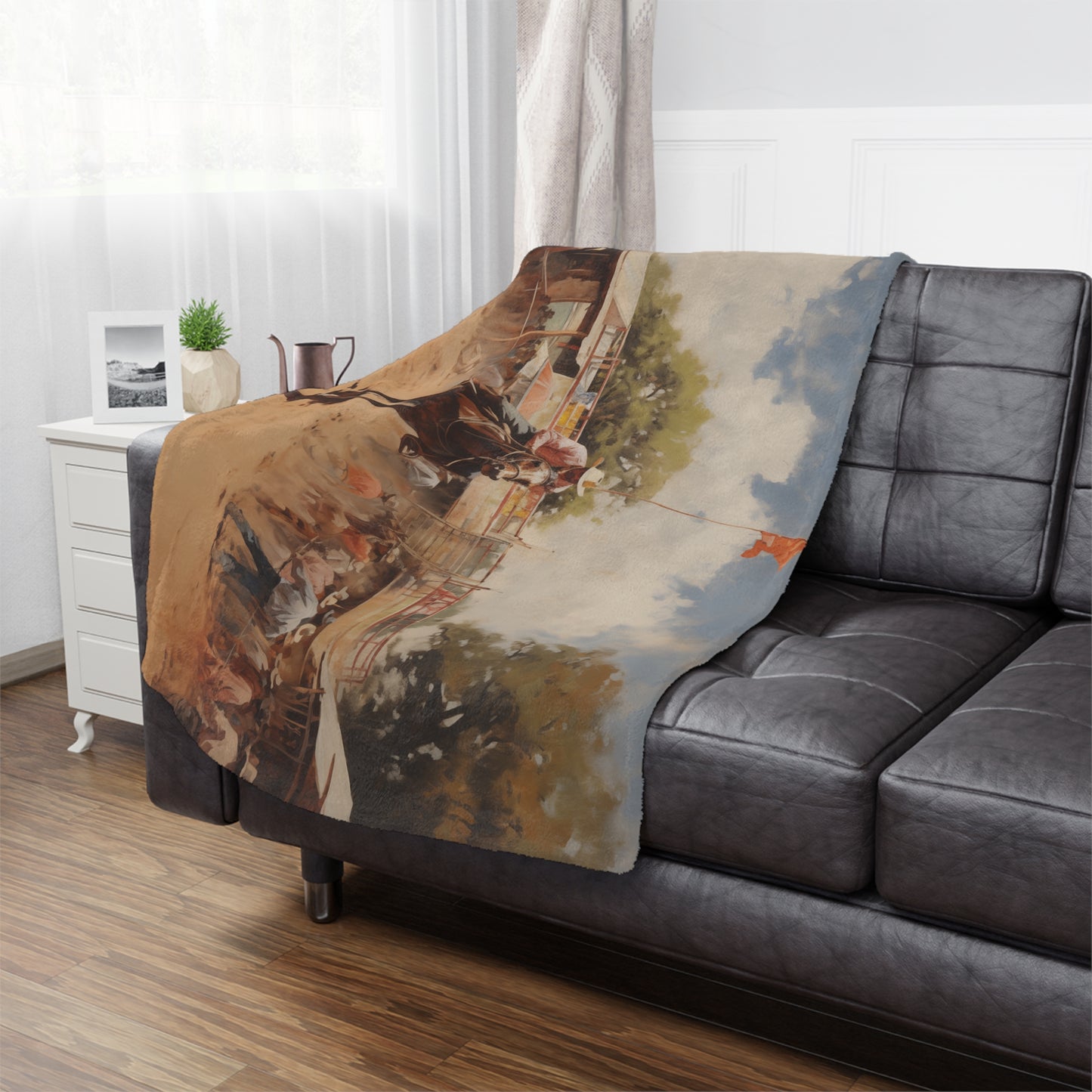 Rodeo Nostalgia Minky Blanket