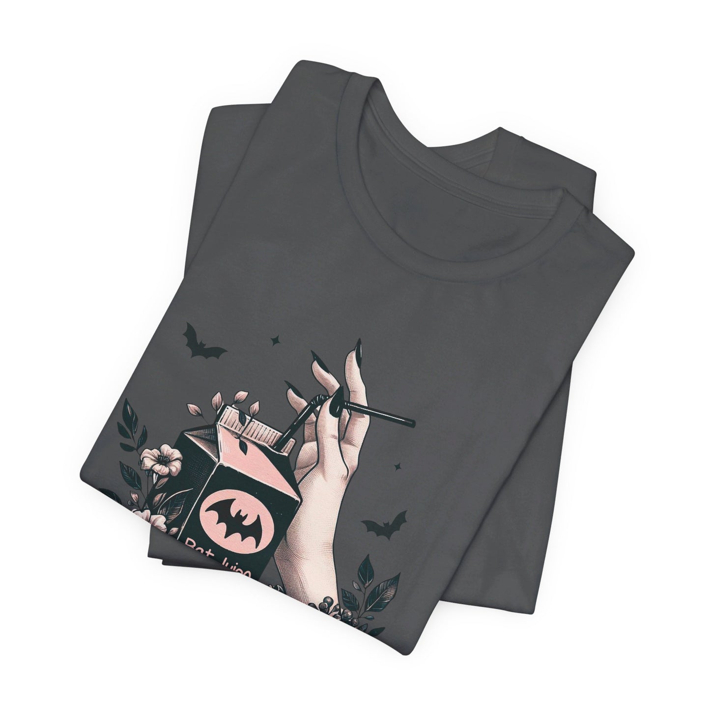 Bat Juice: Halloween Bella Canvas T-shirt with Hand and Tulle