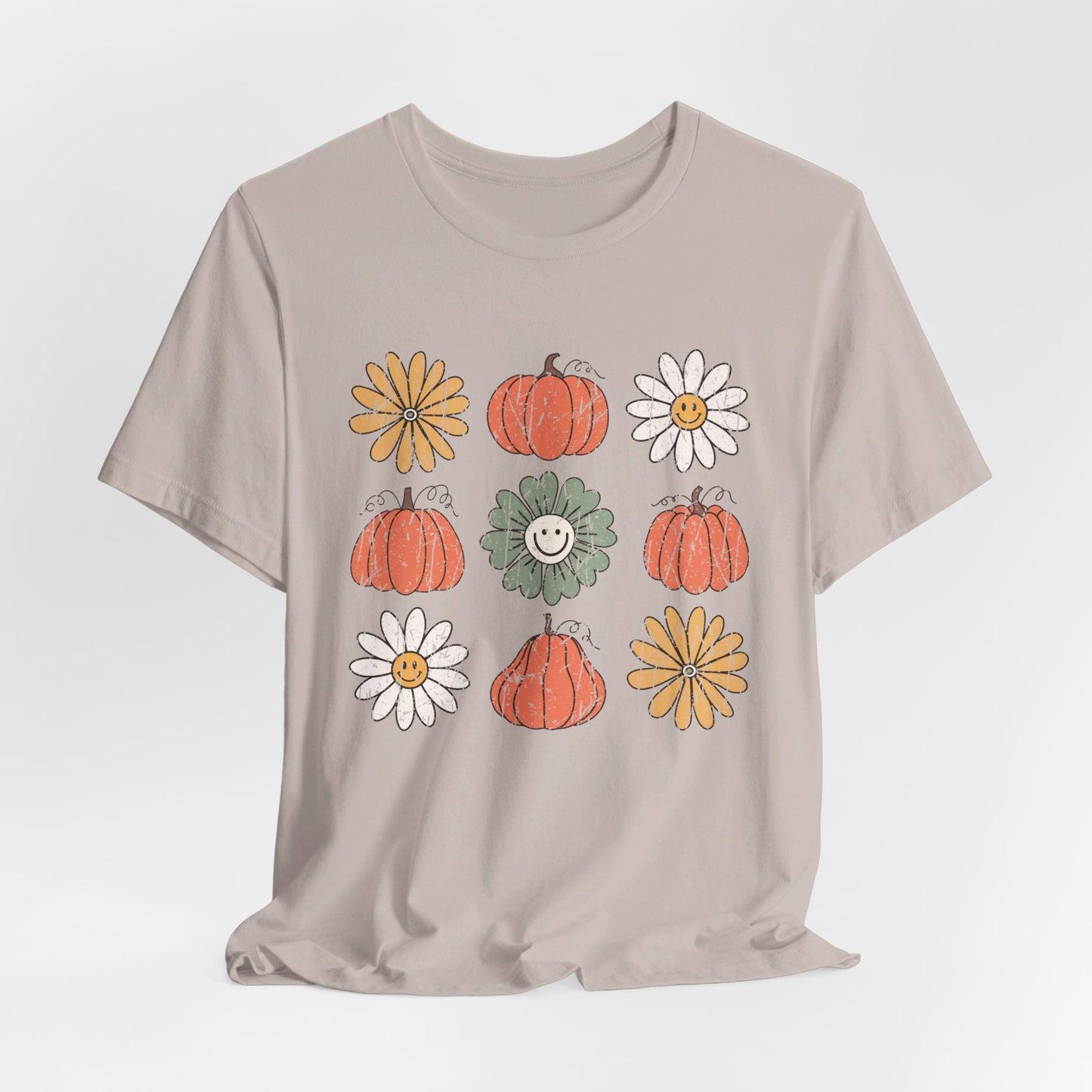 Daisy Pumpkin Patch: Halloween Bella Canvas T-shirt