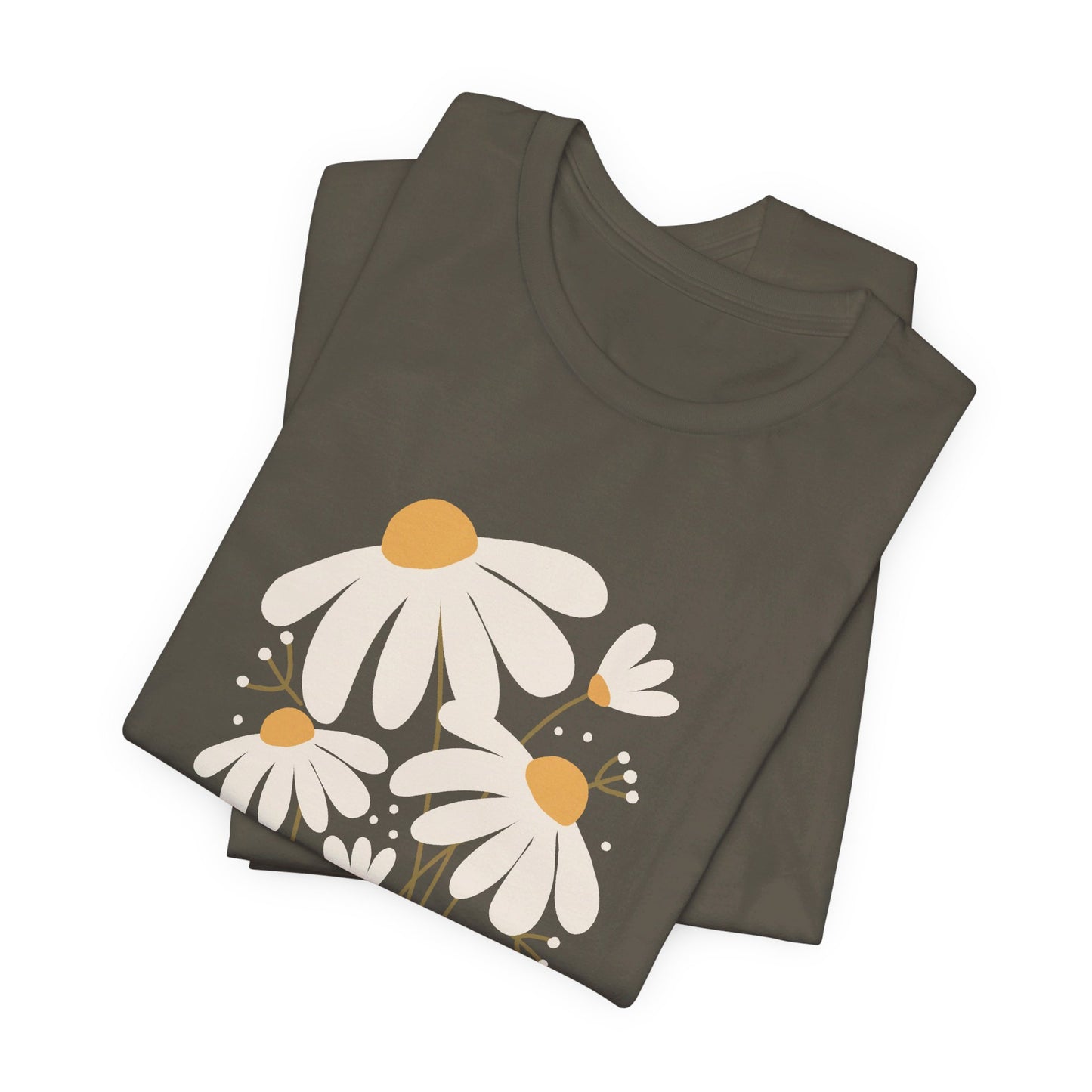 Good Daisy: Bella Canvas T-shirt with Cute Daisies
