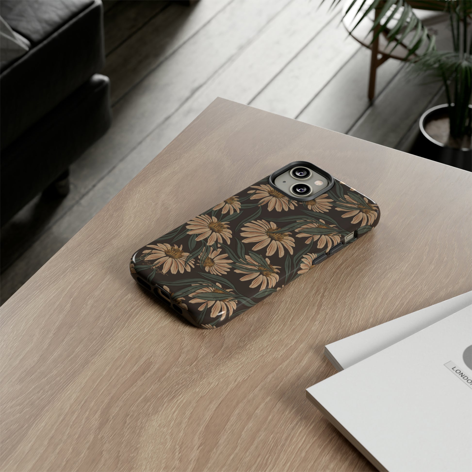 Meadows in Bloom: Boho Meadows Daisy iPhone Tough Protective Cover. A picturesque fusion of Flowers, Boho, and floral daisies in a Western design. Compatible with iPhone 15, 14, 13, XS, XR Pro/Max/Mini/P/Plus. Embrace Nature's Beauty with Style and Durability. #ElizaSinger #PhoneCase #BohoFloral