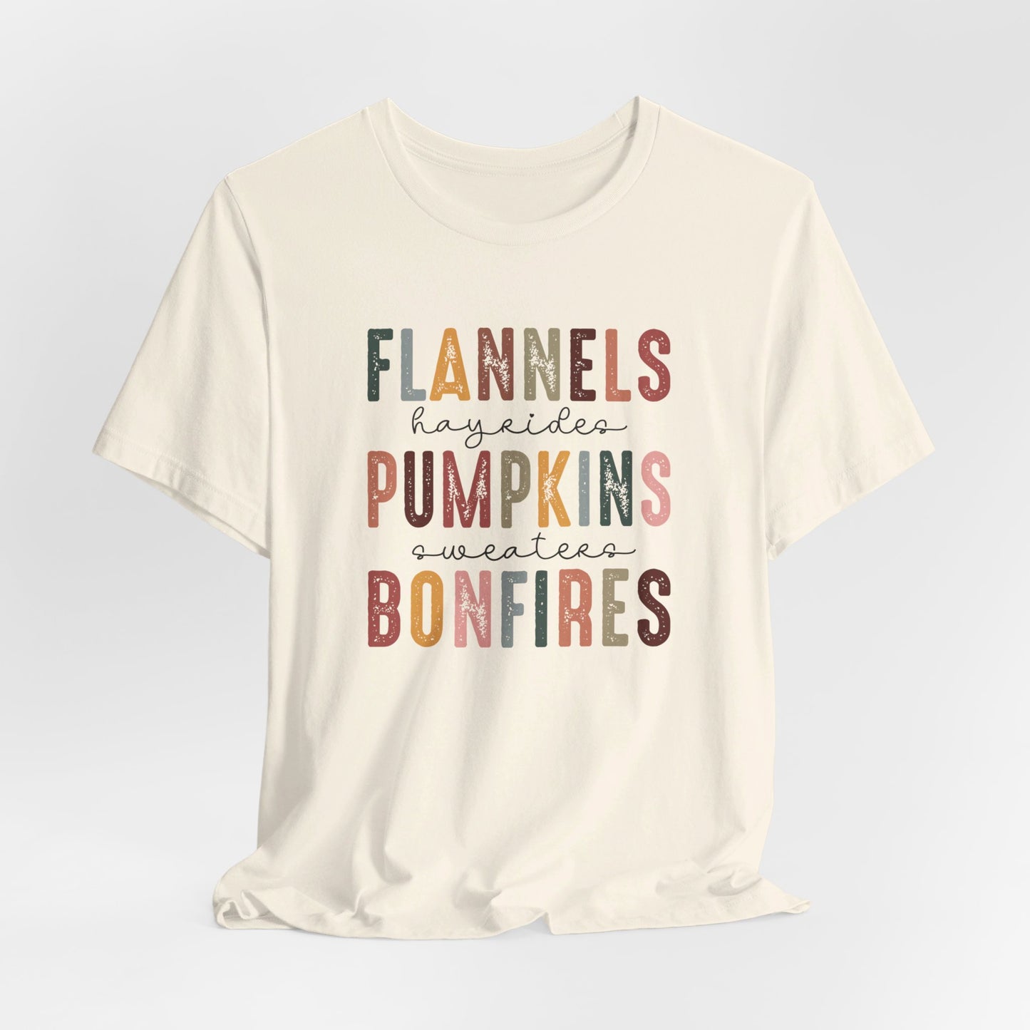 Fall Favorites: Bella Canvas T-shirt with Autumn Typography