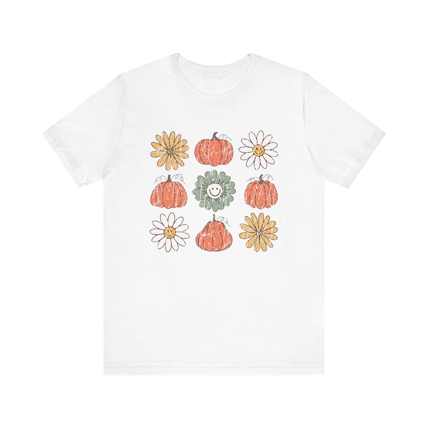 Daisy Pumpkin Patch: Halloween Bella Canvas T-shirt