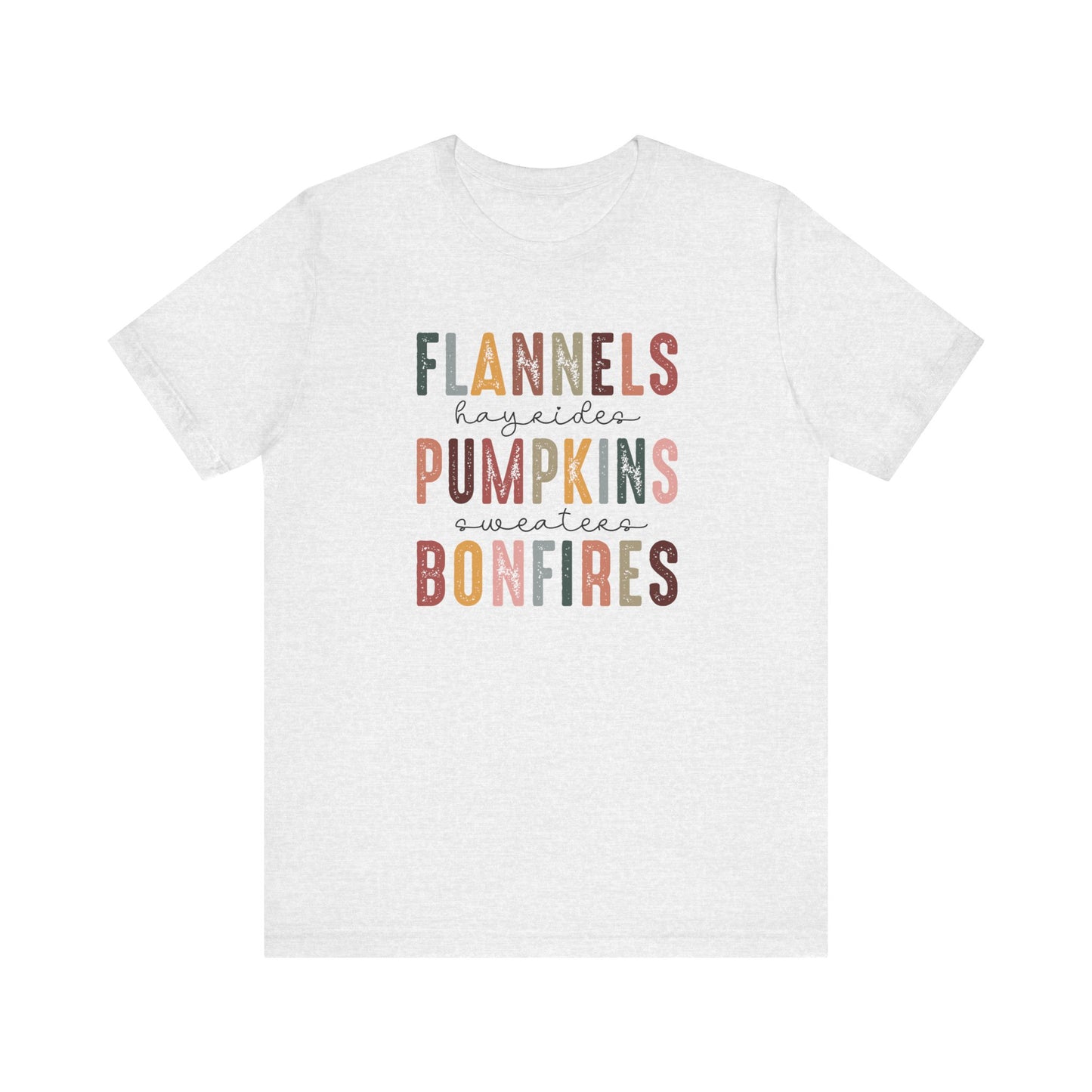 Fall Favorites: Bella Canvas T-shirt with Autumn Typography