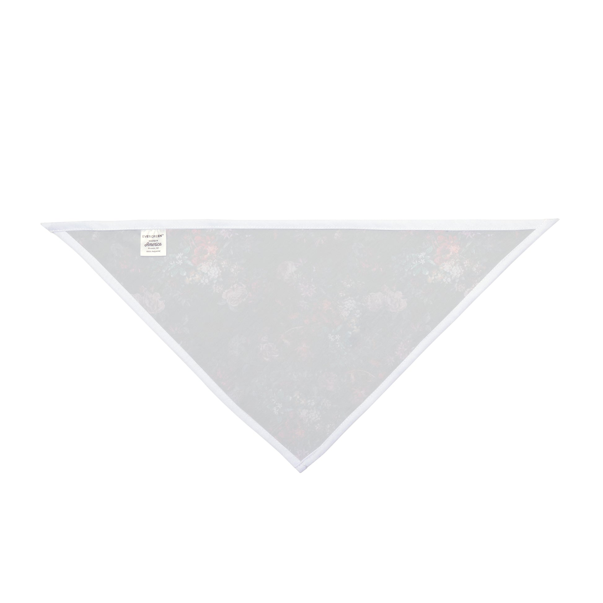 Take your pup on a journey through a Moody English Garden with our Dog Bandana/Wild Rag. Muted English garden style flowers in rich colors on a dark background create an elegant and sophisticated look. Crafted from soft-spun polyester, this wild rag ensures comfort and style. Also available for humans, exclusively at Eliza Singer. 