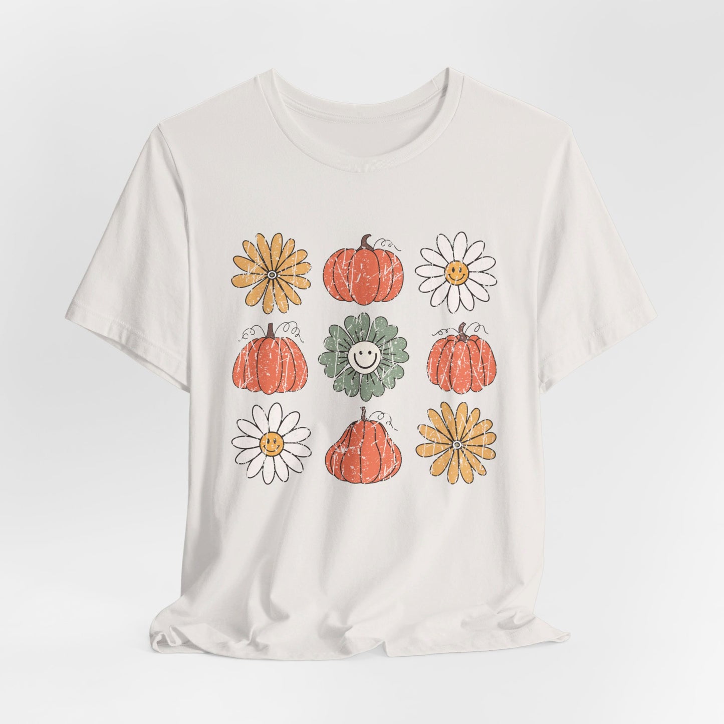 Daisy Pumpkin Patch: Halloween Bella Canvas T-shirt